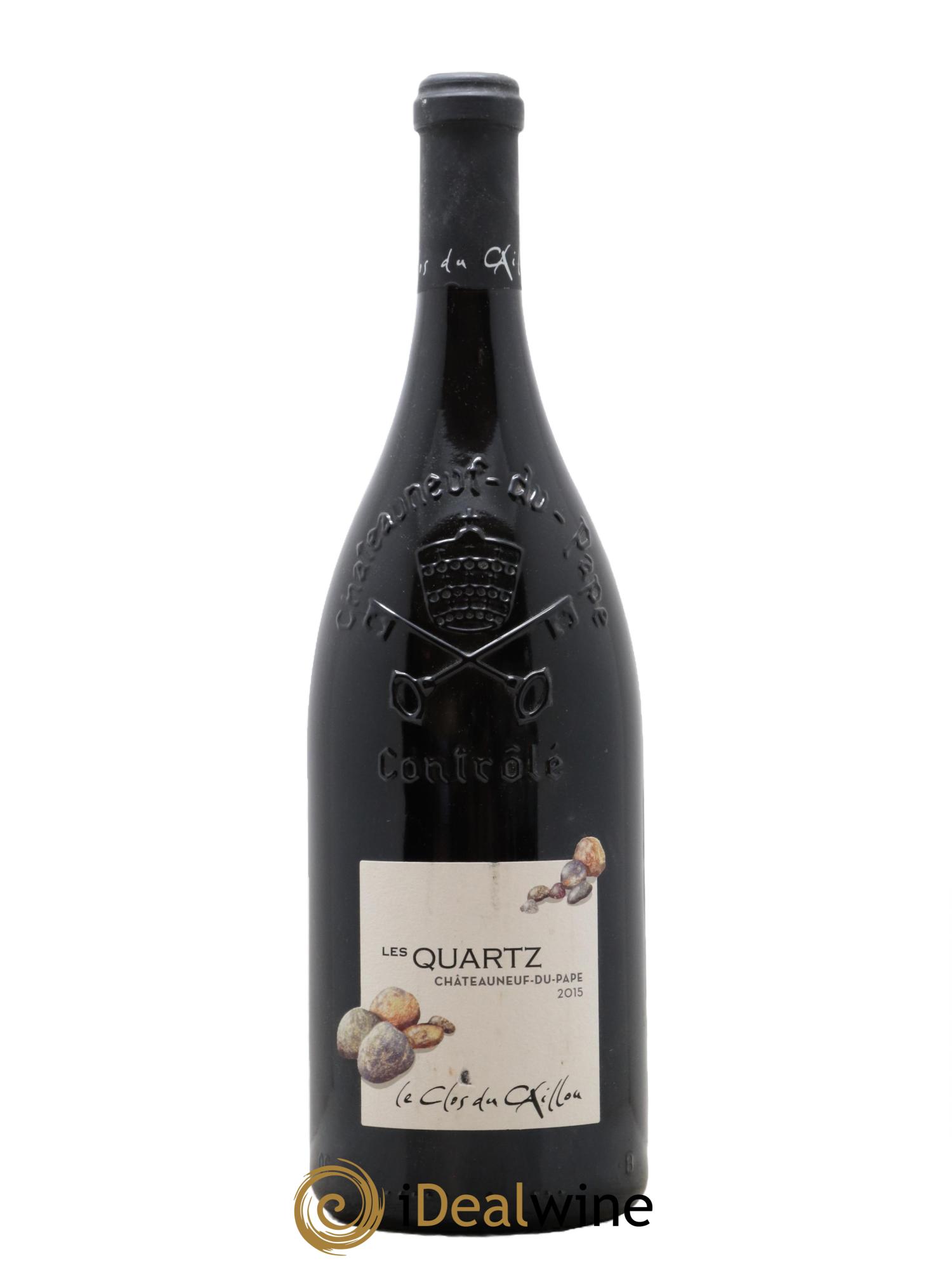 Châteauneuf-du-Pape Les Quartz Clos du Caillou 2015 - Posten von 1 Magnum - 0