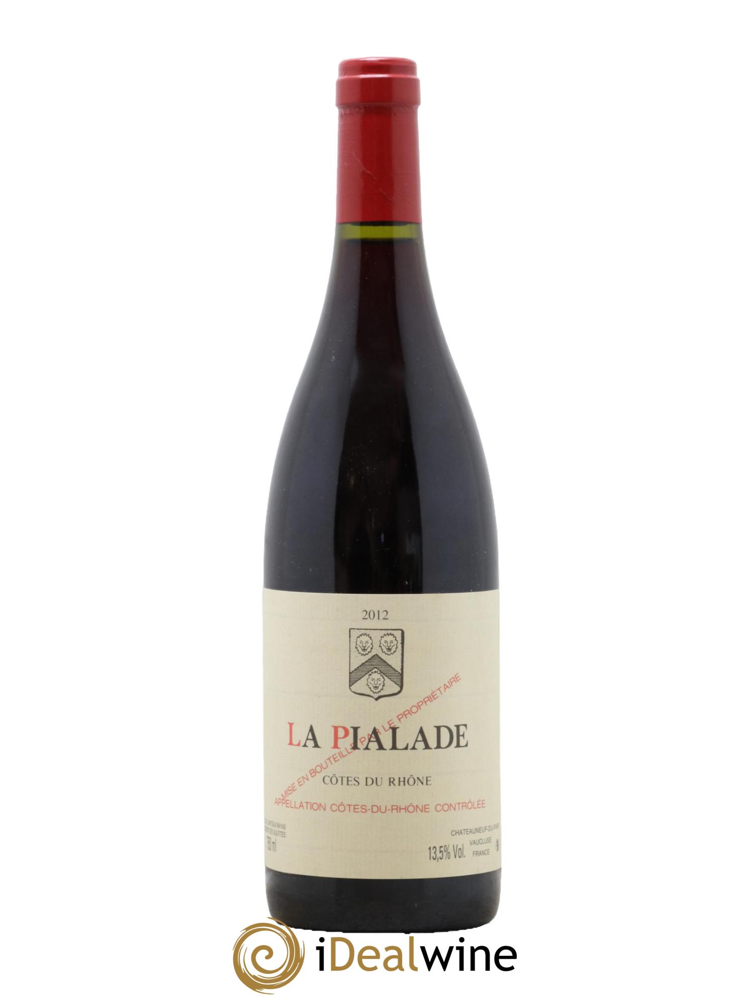 Côtes du Rhône La Pialade Emmanuel Reynaud 2012 - Lot de 1 bouteille - 0