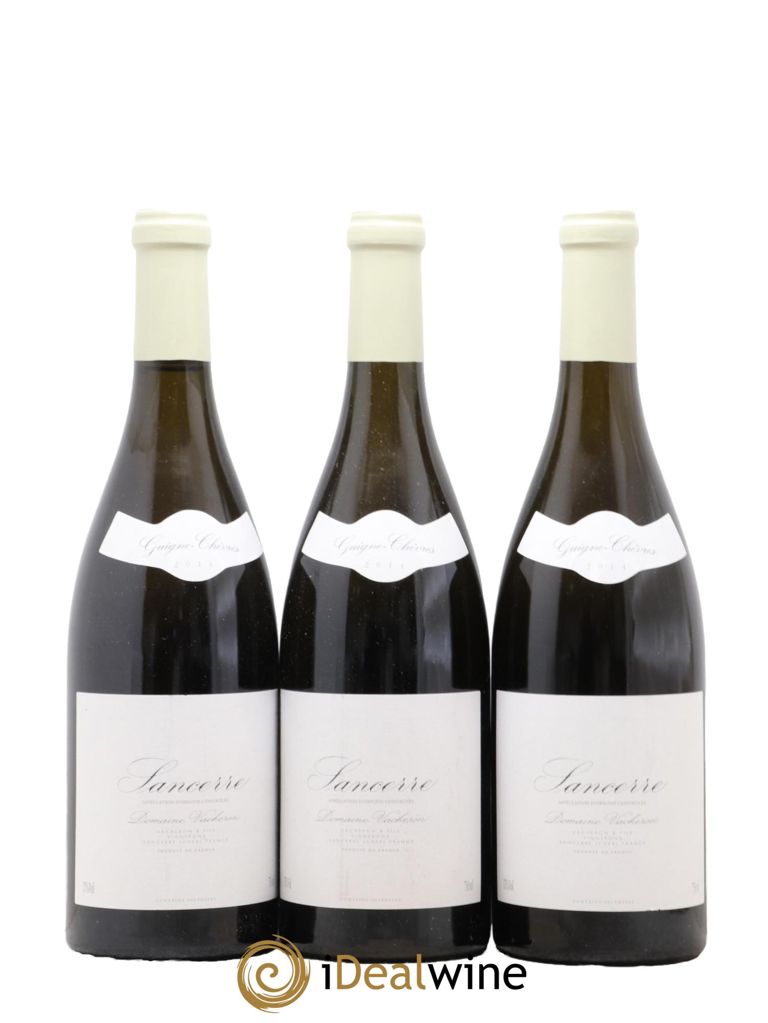 Sancerre Guigne Chèvres Domaine Vacheron et Fils 2014 - Lot de 3 bouteilles - 0