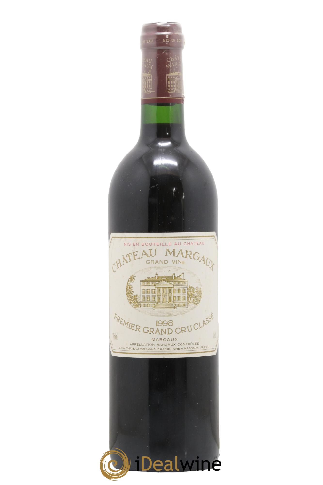 Château Margaux 1er Grand Cru Classé 1998 - Posten von 1 Flasche - 0