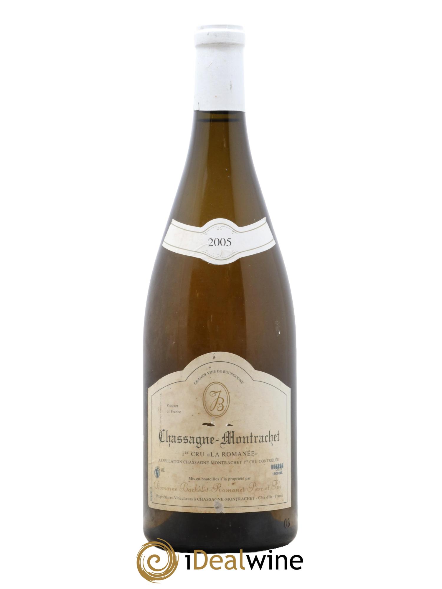 Chassagne-Montrachet 1er Cru La Romanée Bachelet-Ramonet (Domaine) 2005 - Posten von 1 Magnum - 0