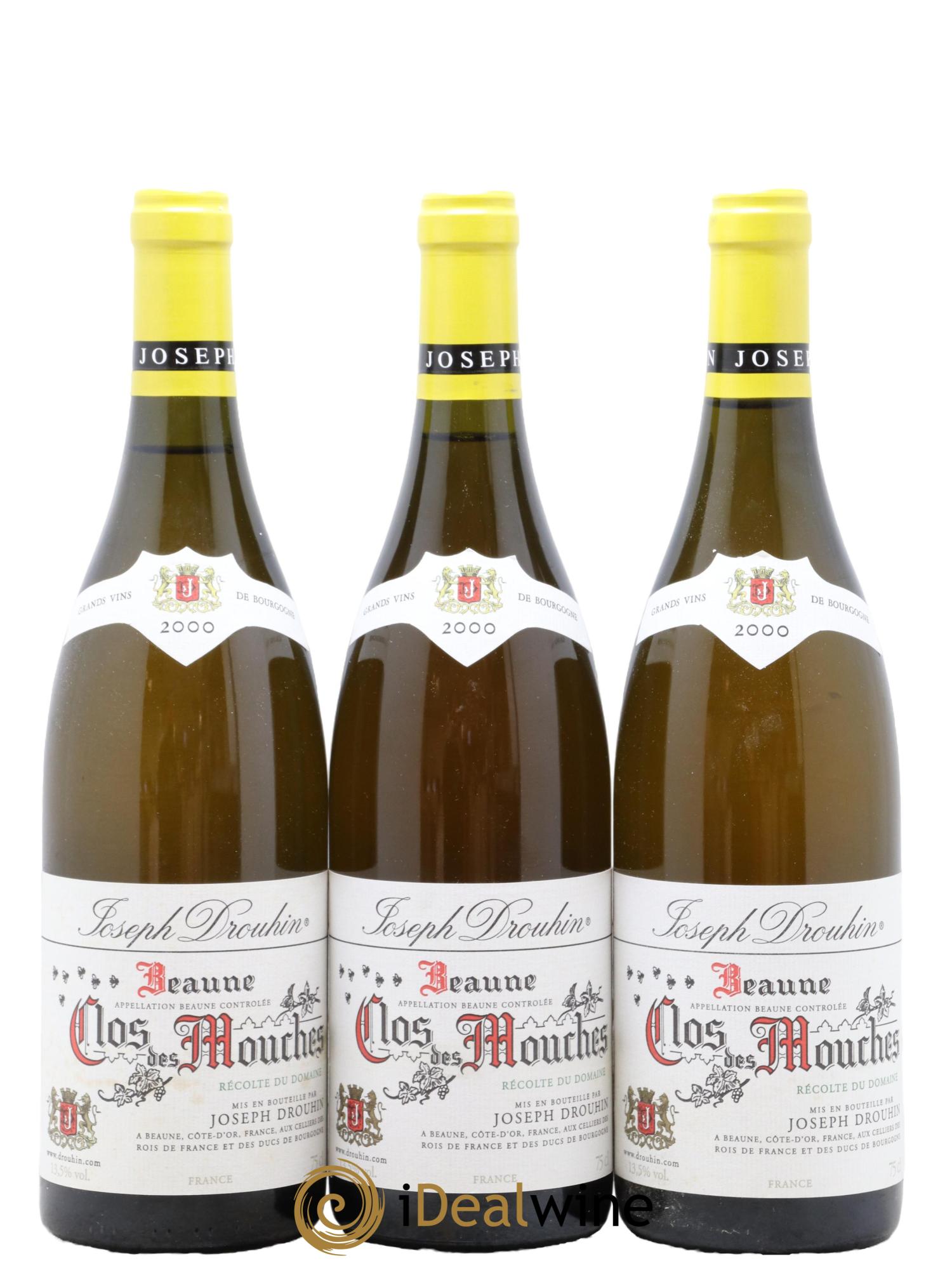 Beaune 1er Cru Clos des Mouches Joseph Drouhin  2000 - Lotto di 3 bottiglie - 0