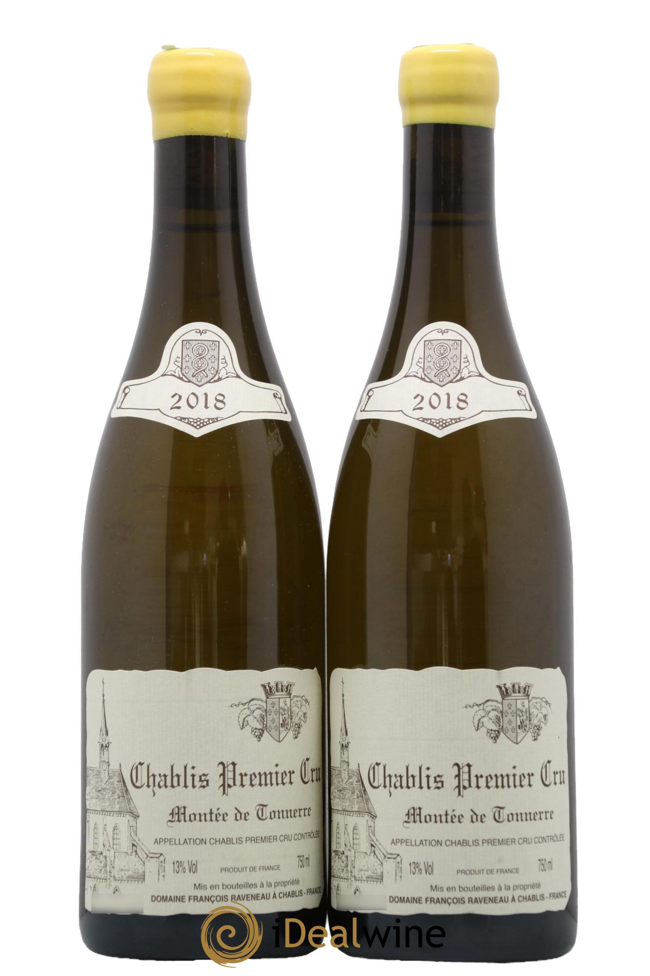 Chablis 1er Cru Montée de Tonnerre Raveneau (Domaine)  2018 - Posten von 2 Flaschen - 0