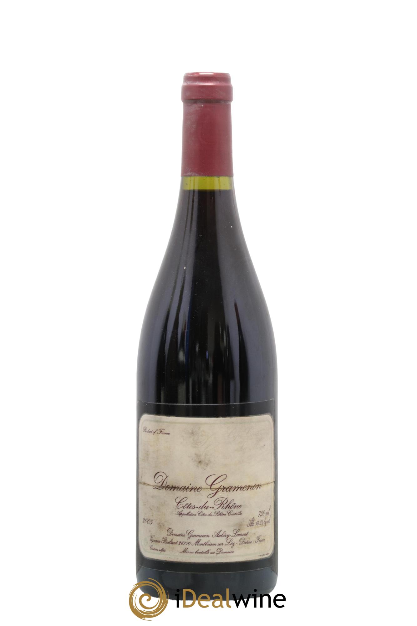 Côtes du Rhône La Mémé Ceps Centenaires Gramenon (Domaine) 2005 - Lot de 1 bouteille - 0