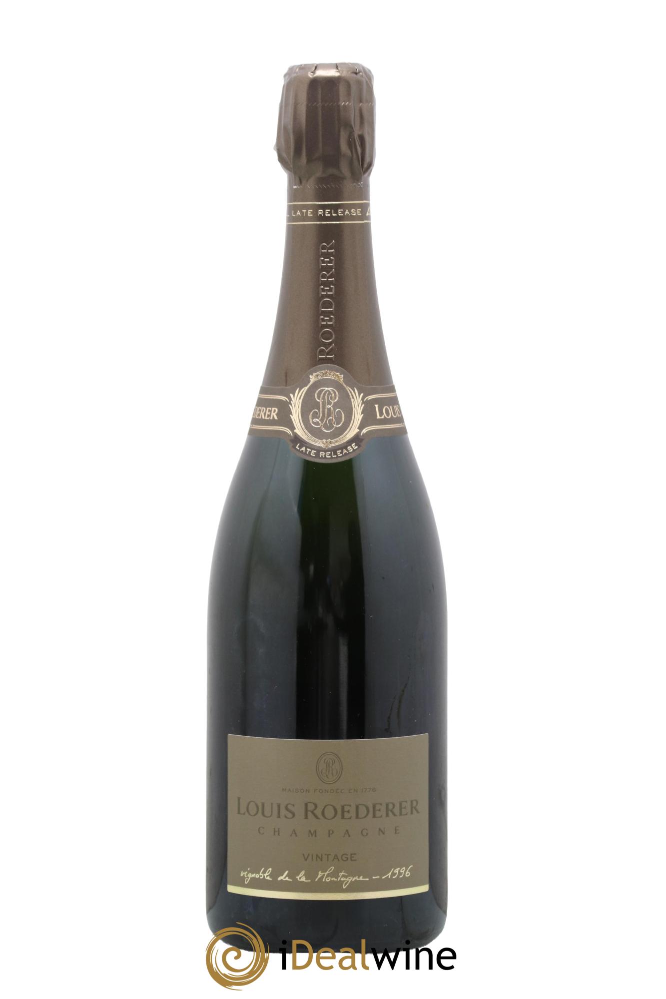 Late Release Louis Roederer 1996 - Posten von 1 Flasche - 1