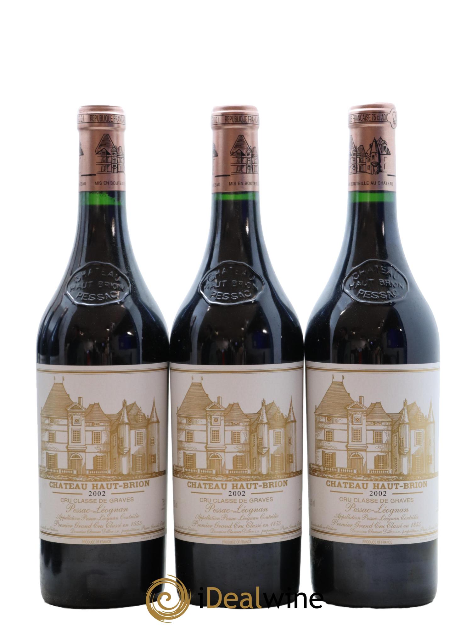 Château Haut Brion 1er Grand Cru Classé 2002 - Lotto di 6 bottiglie - 1