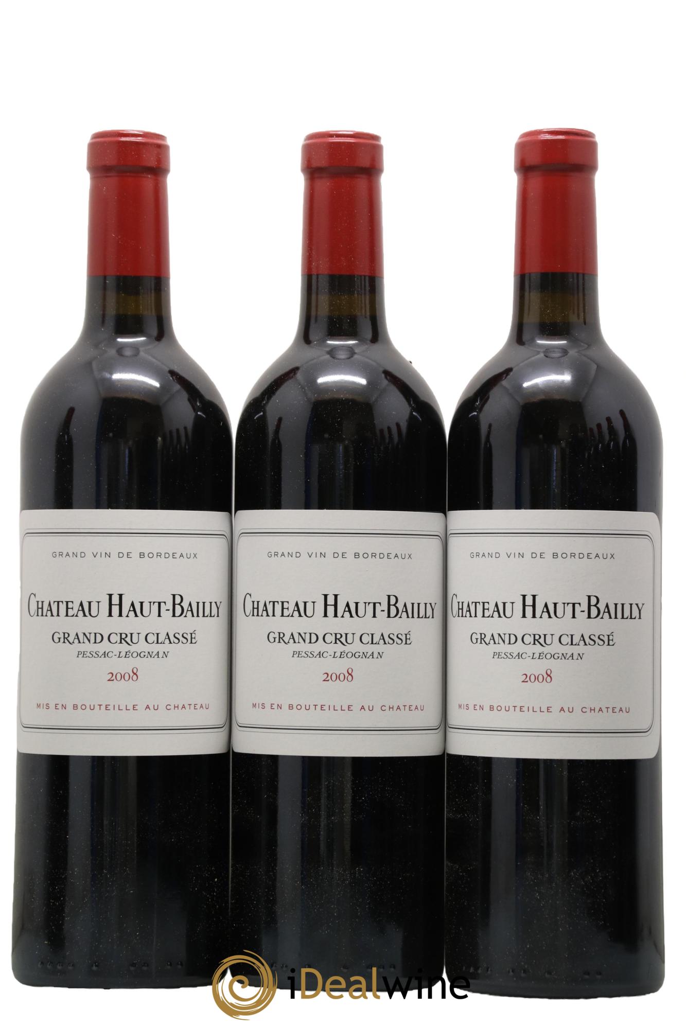 Château Haut-Bailly Cru Classé de Graves 2008 - Lotto di 12 bottiglie - 2