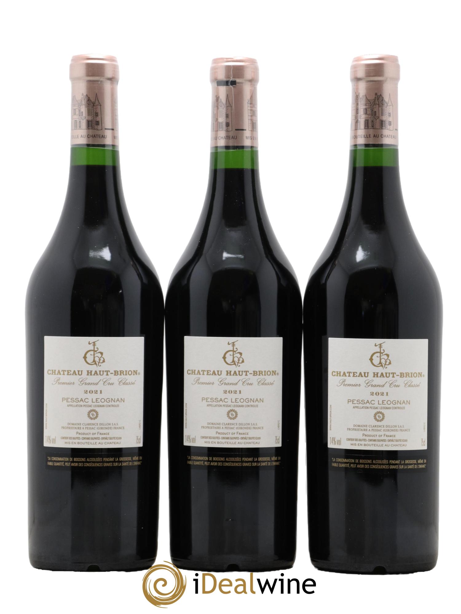 Château Haut Brion 1er Grand Cru Classé 2021 - Lotto di 6 bottiglie - 4