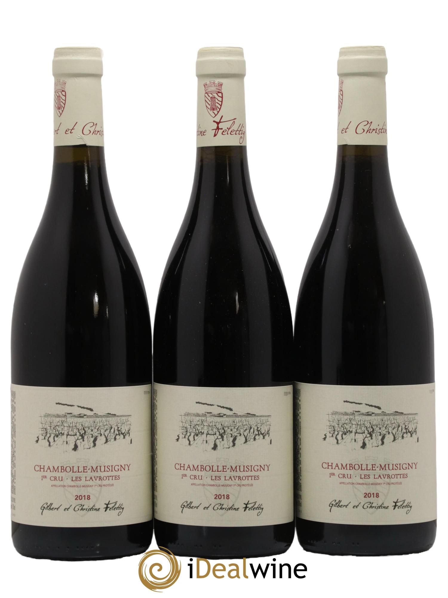 Chambolle-Musigny 1er Cru Les Lavrottes Felettig (Domaine) 2018 - Lot de 3 bouteilles - 0