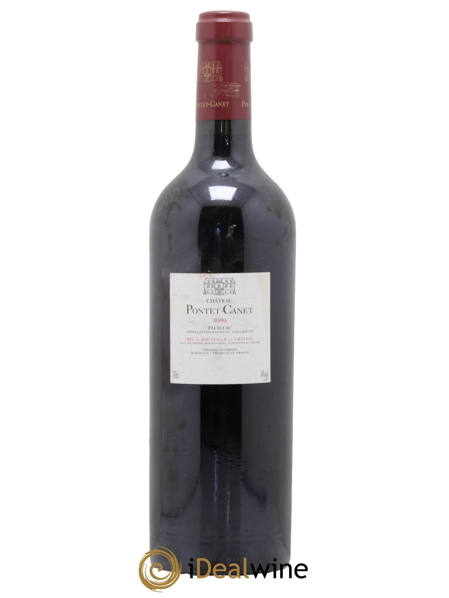 Château Pontet Canet 5ème Grand Cru Classé 2009 - Posten von 1 Flasche - 1