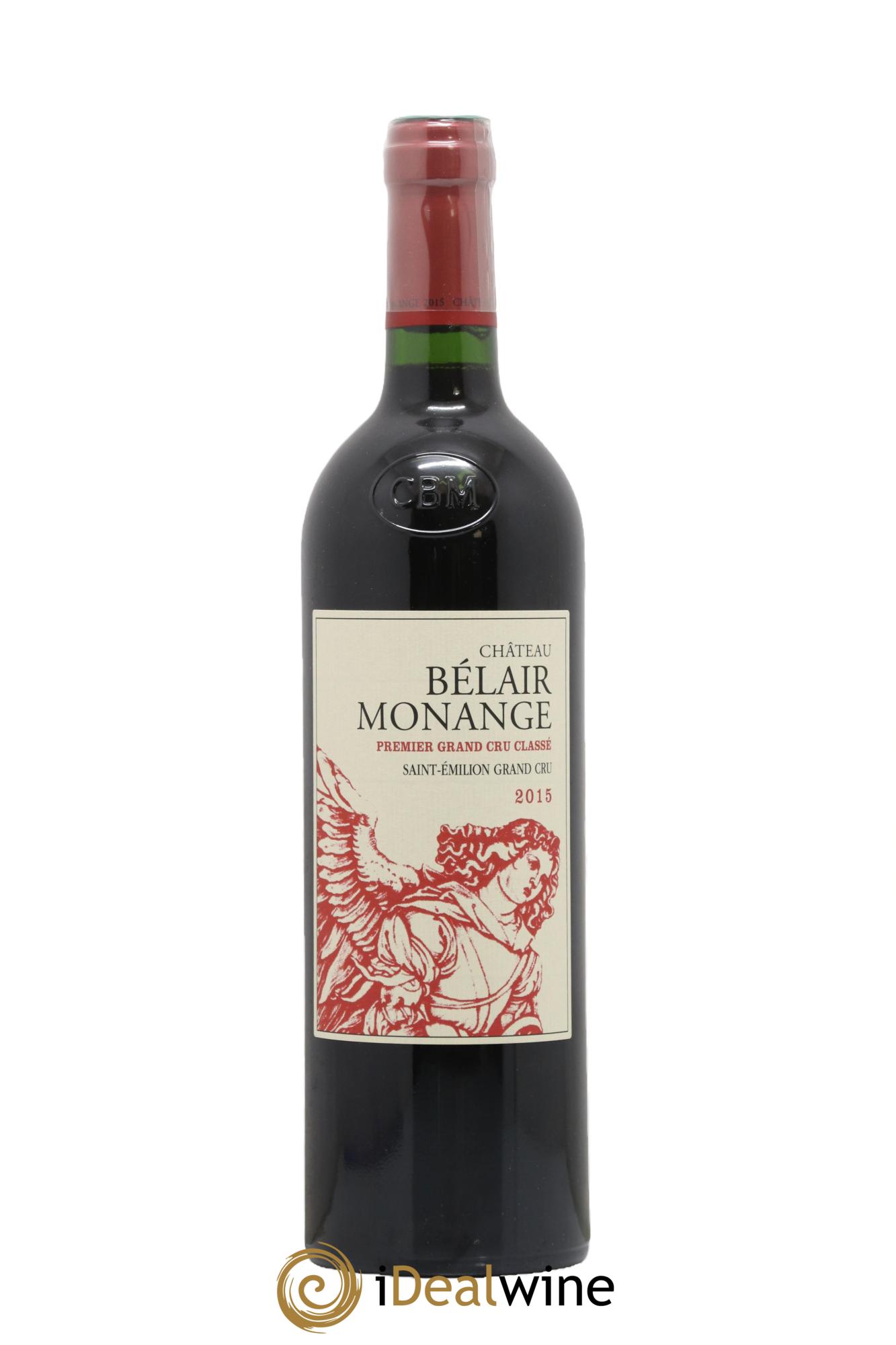 Château Belair (Belair-Monange) 1er Grand Cru Classé B 2015 - Lotto di 1 bottiglia - 0