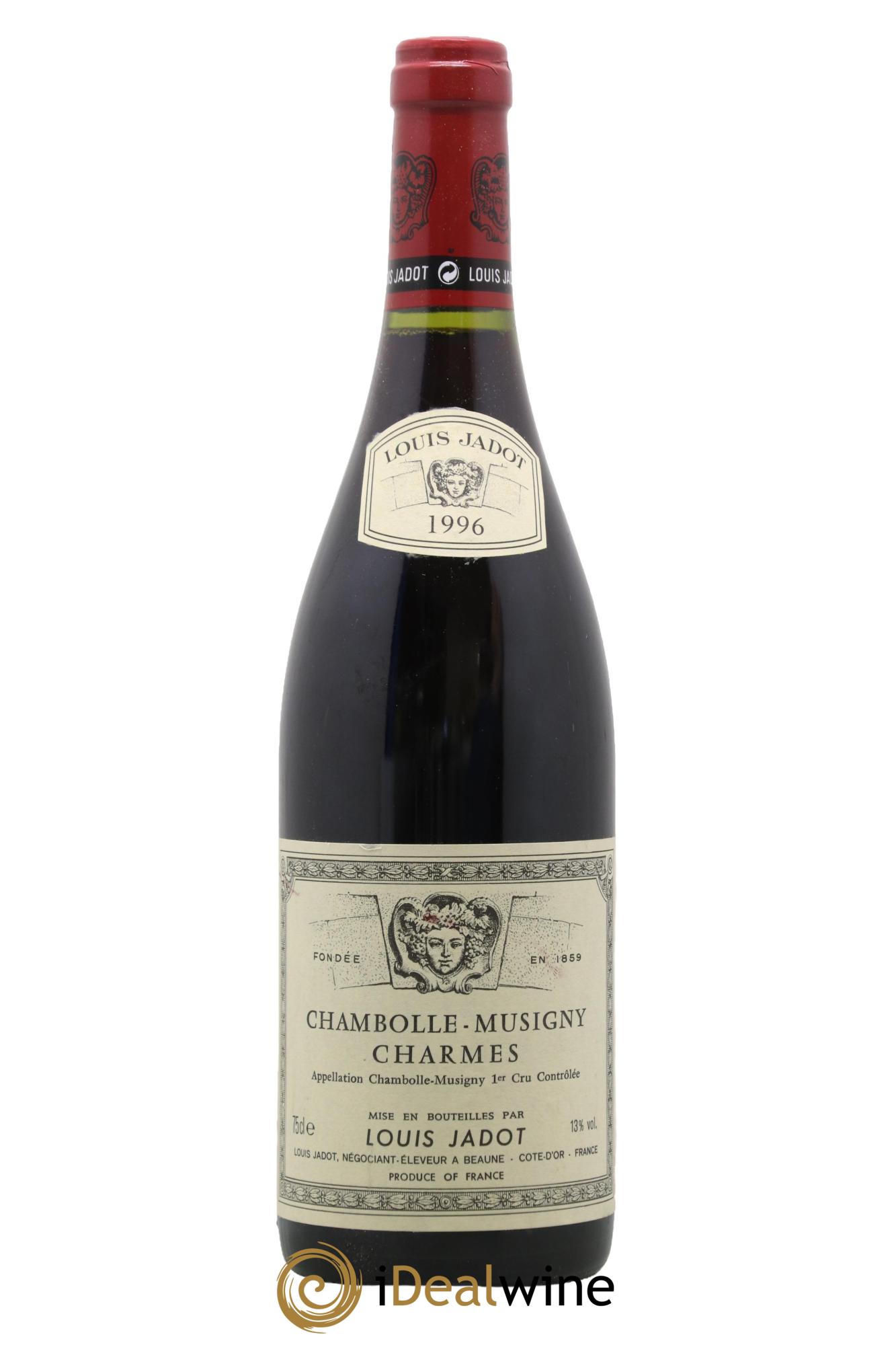 Chambolle-Musigny 1er Cru Les Charmes Maison Louis Jadot 1996 - Lotto di 1 bottiglia - 0