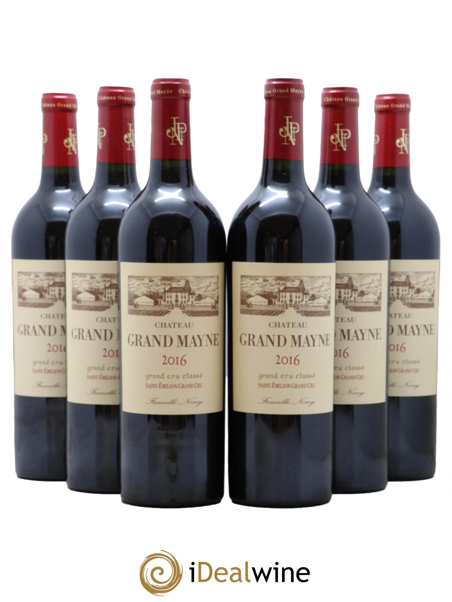 Château Grand Mayne Grand Cru Classé 2016 - Lot of 6 bottles - 0