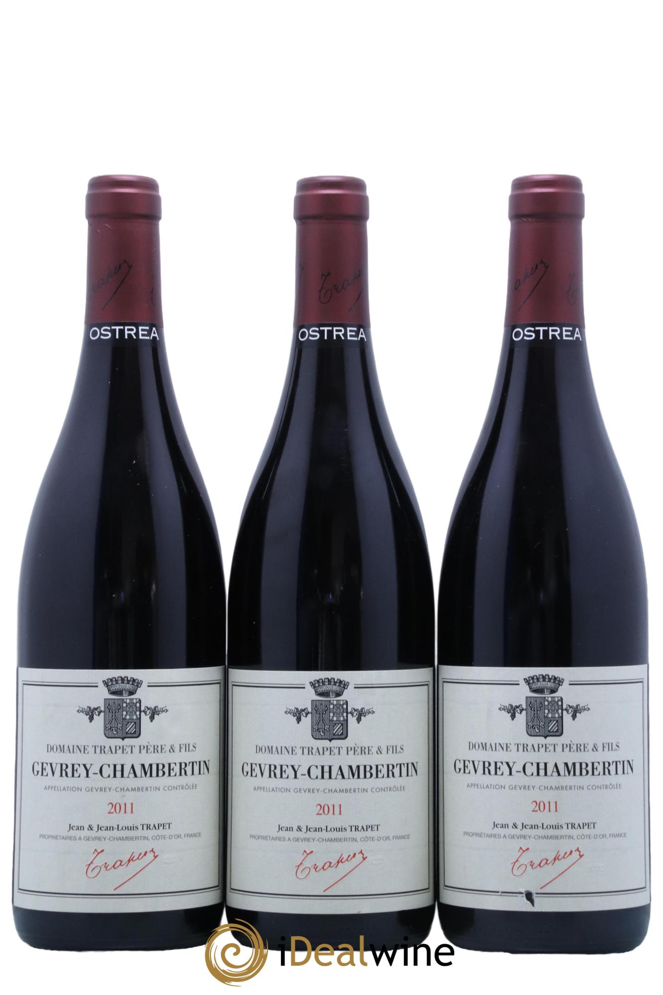 Gevrey-Chambertin Ostrea Domaine Trapet 2011 - Lotto di 3 bottiglie - 0