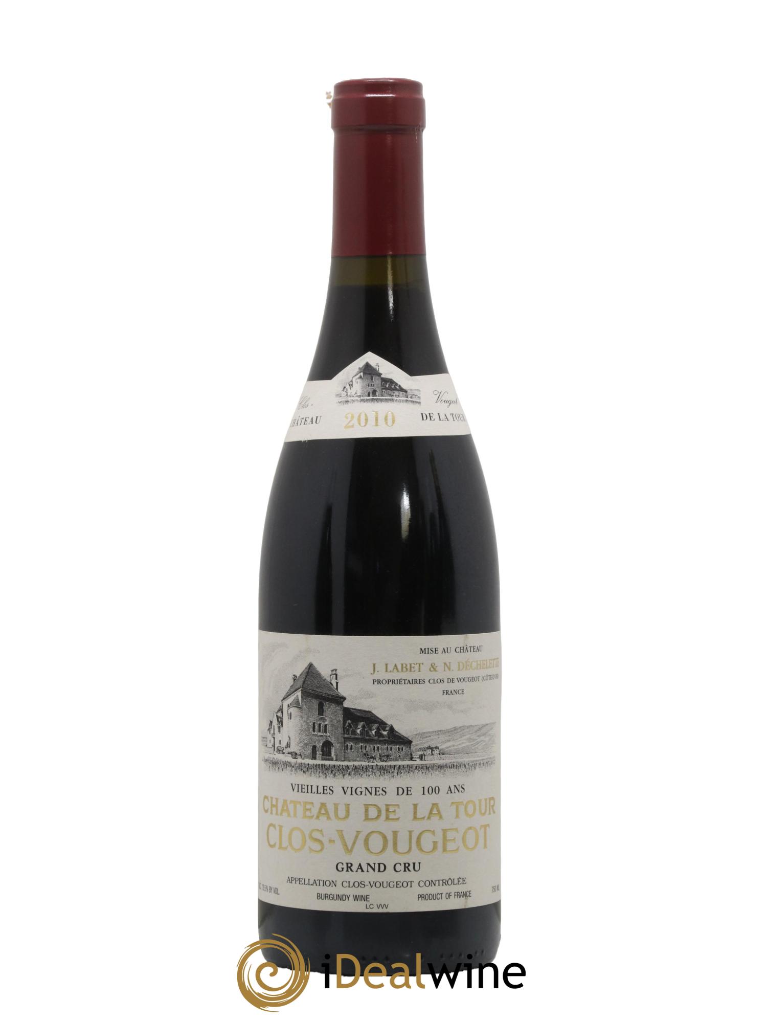 Clos de Vougeot Grand Cru Vieilles Vignes Château de La Tour 2010 - Lot of 1 bottle - 0