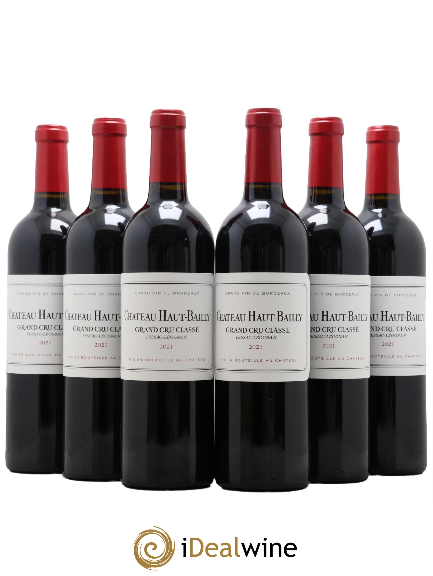 Château Haut-Bailly Cru Classé de Graves 2021 - Lot of 6 bottles - 0