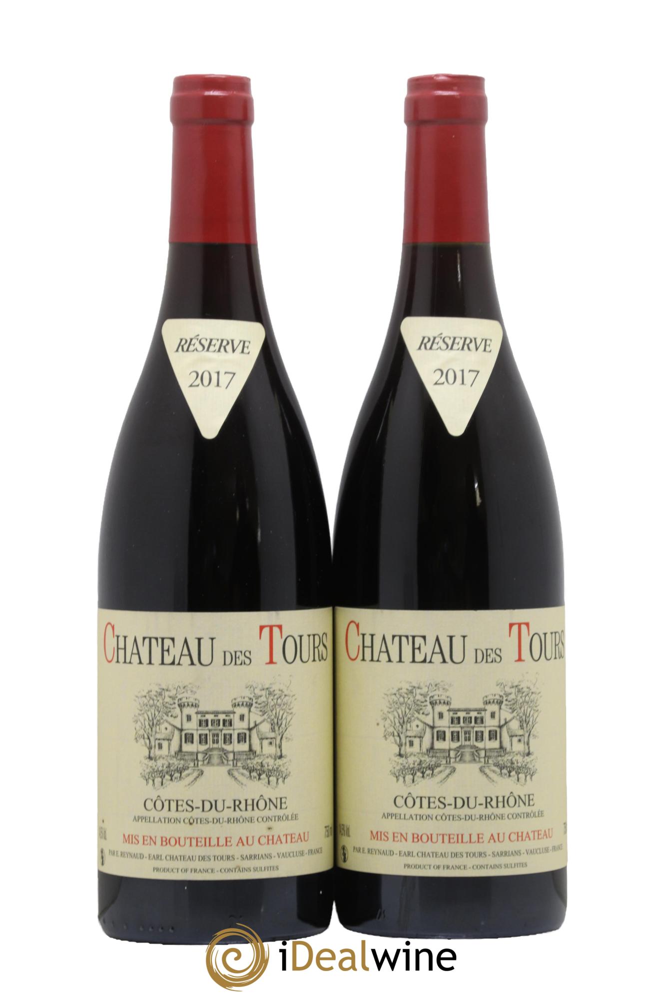 Côtes du Rhône Château des Tours Emmanuel Reynaud 2017 - Posten von 2 Flaschen - 0