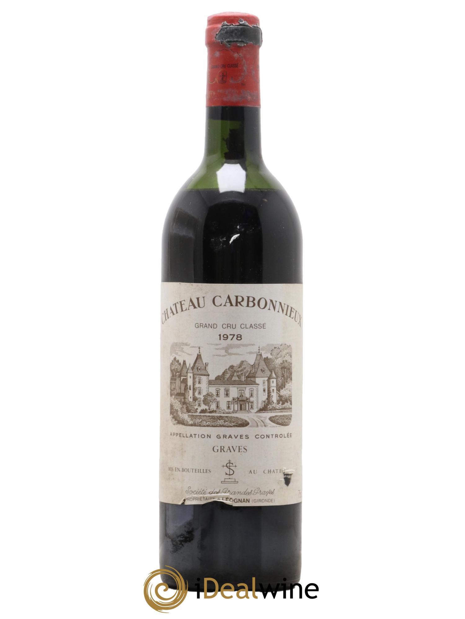 Château Carbonnieux Cru Classé de Graves  1978 - Lot de 1 bouteille - 0