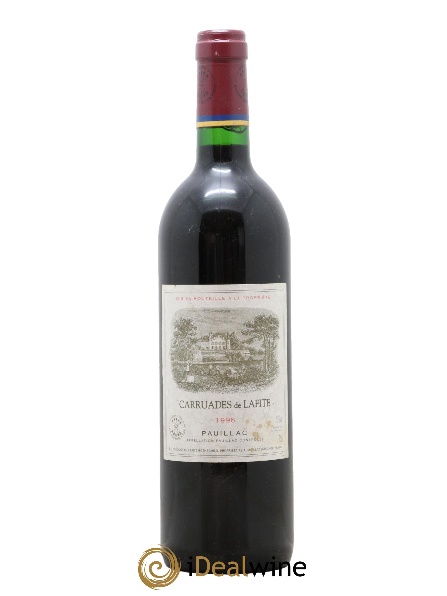 Carruades de Lafite Rothschild Second Vin 1996 - Lot of 1 bottle - 0