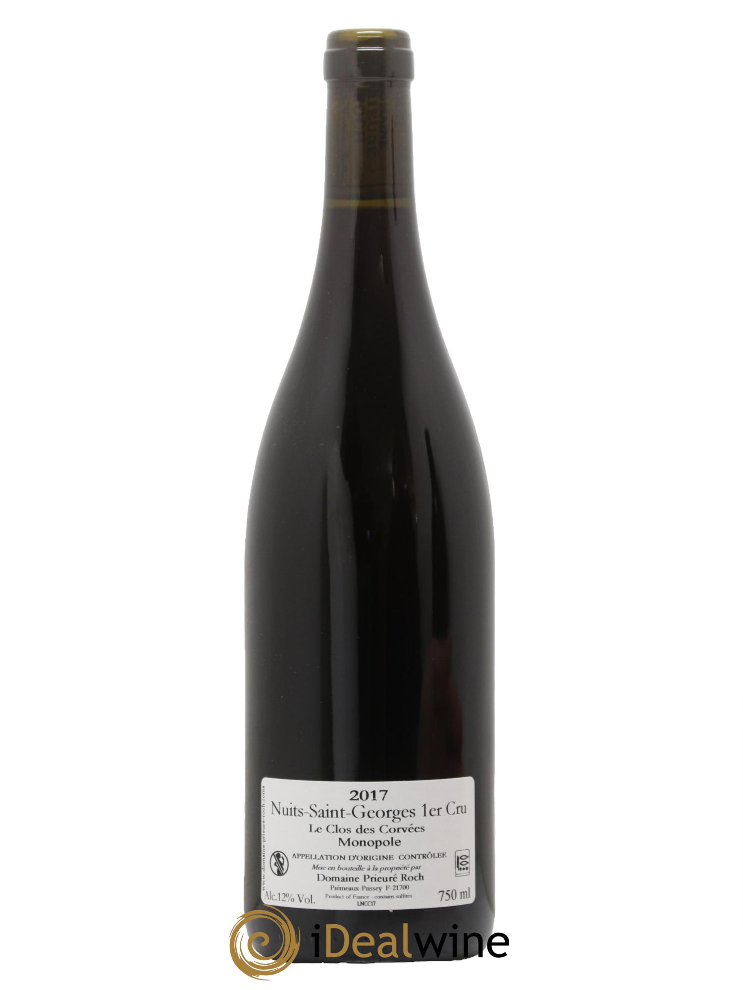 Nuits Saint-Georges 1er Cru Le Clos des Corvées Prieuré Roch 2017 - Posten von 1 Flasche - 1