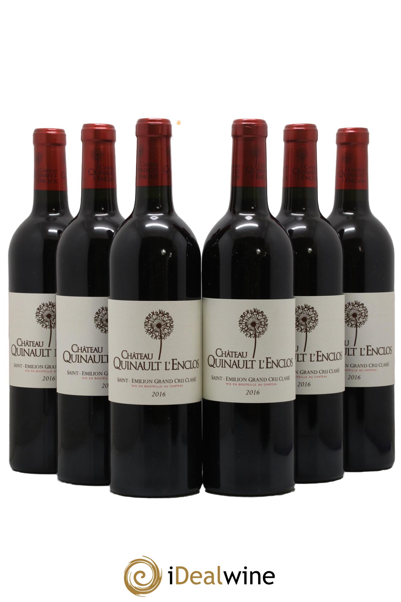 Château Quinault L'Enclos  2016 - Lot de 6 bouteilles - 0