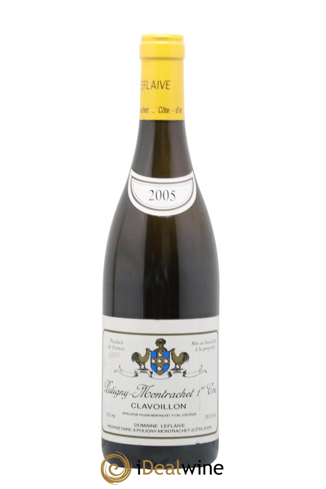 Puligny-Montrachet 1er Cru Clavoillon Leflaive (Domaine) 2005 - Posten von 1 Flasche - 0