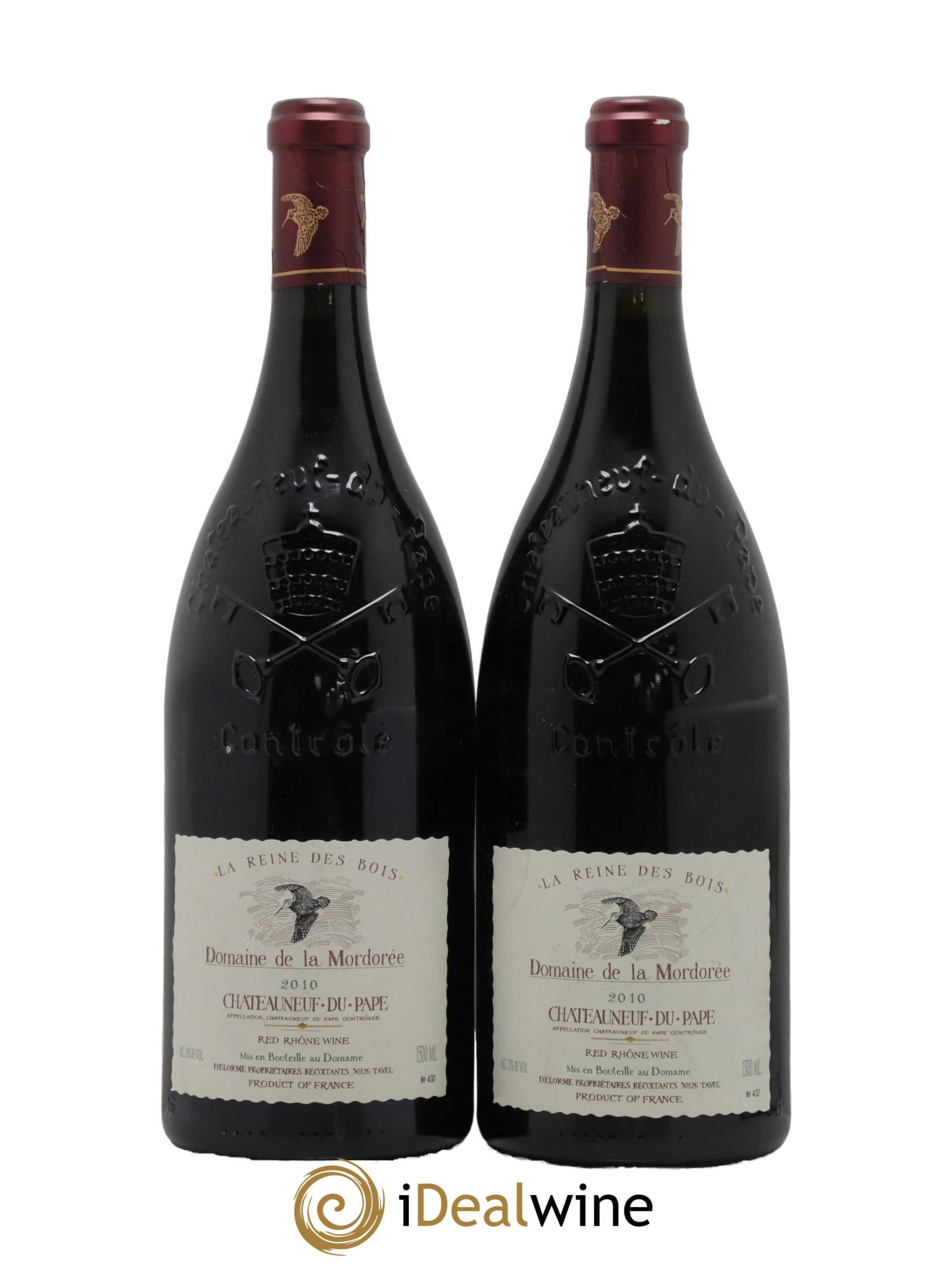 Châteauneuf-du-Pape  Cuvée de la Reine des Bois La Mordorée (Domaine de) 2010 - Lot of 2 magnums - 0