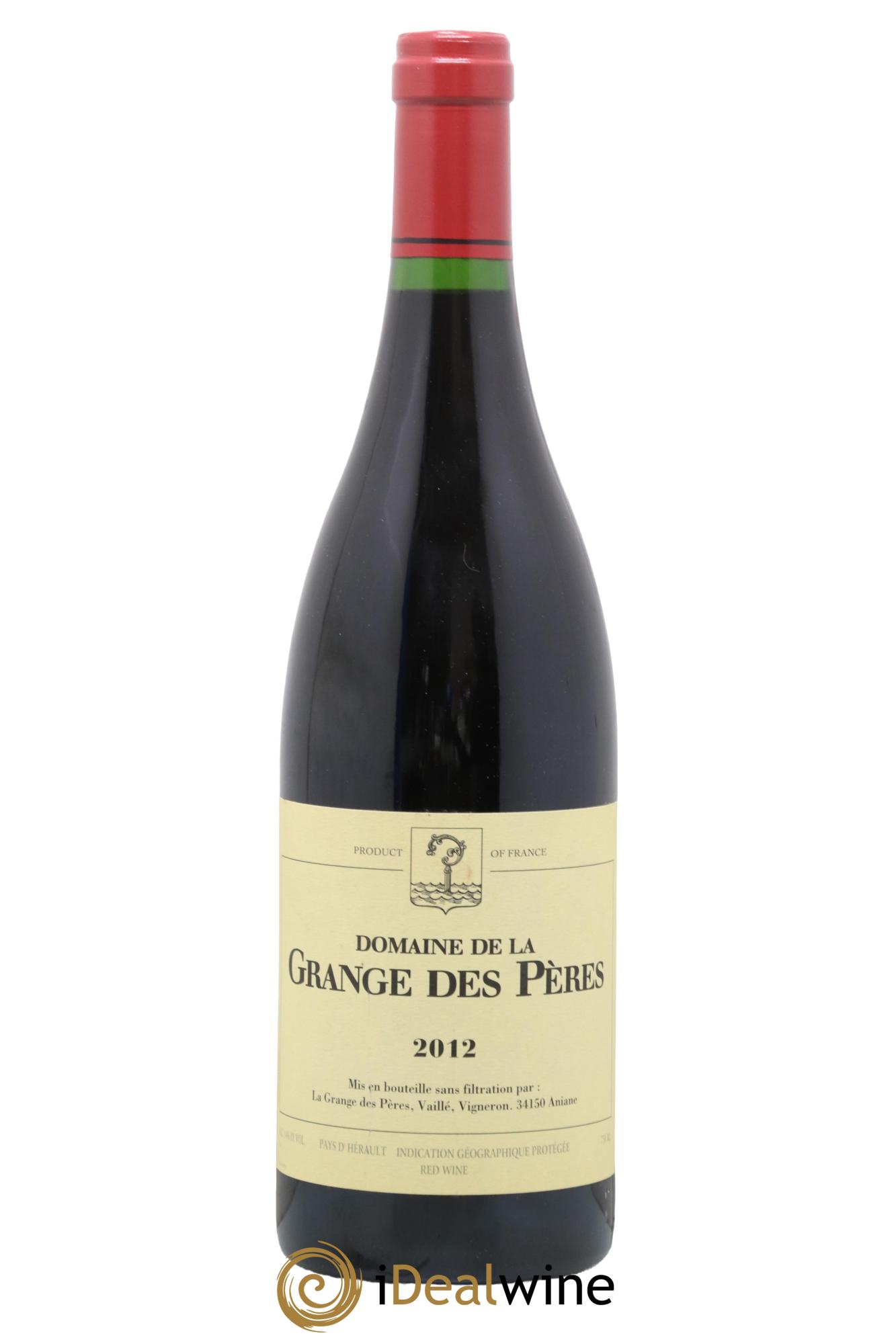 IGP Pays d'Hérault Grange des Pères Laurent Vaillé 2012 - Lot of 1 bottle - 0