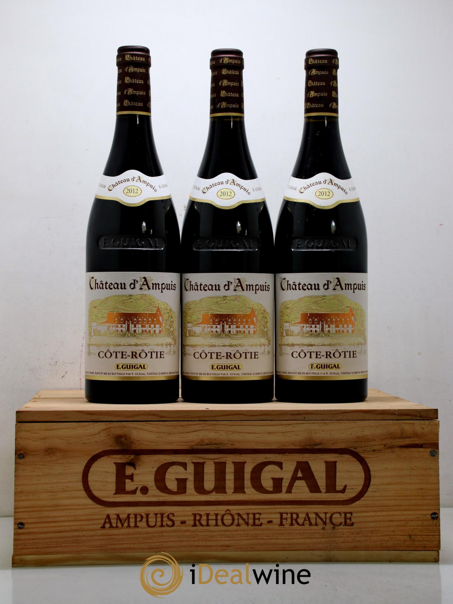 Côte-Rôtie Château d'Ampuis Guigal 2012 - Lot de 3 bouteilles - 1