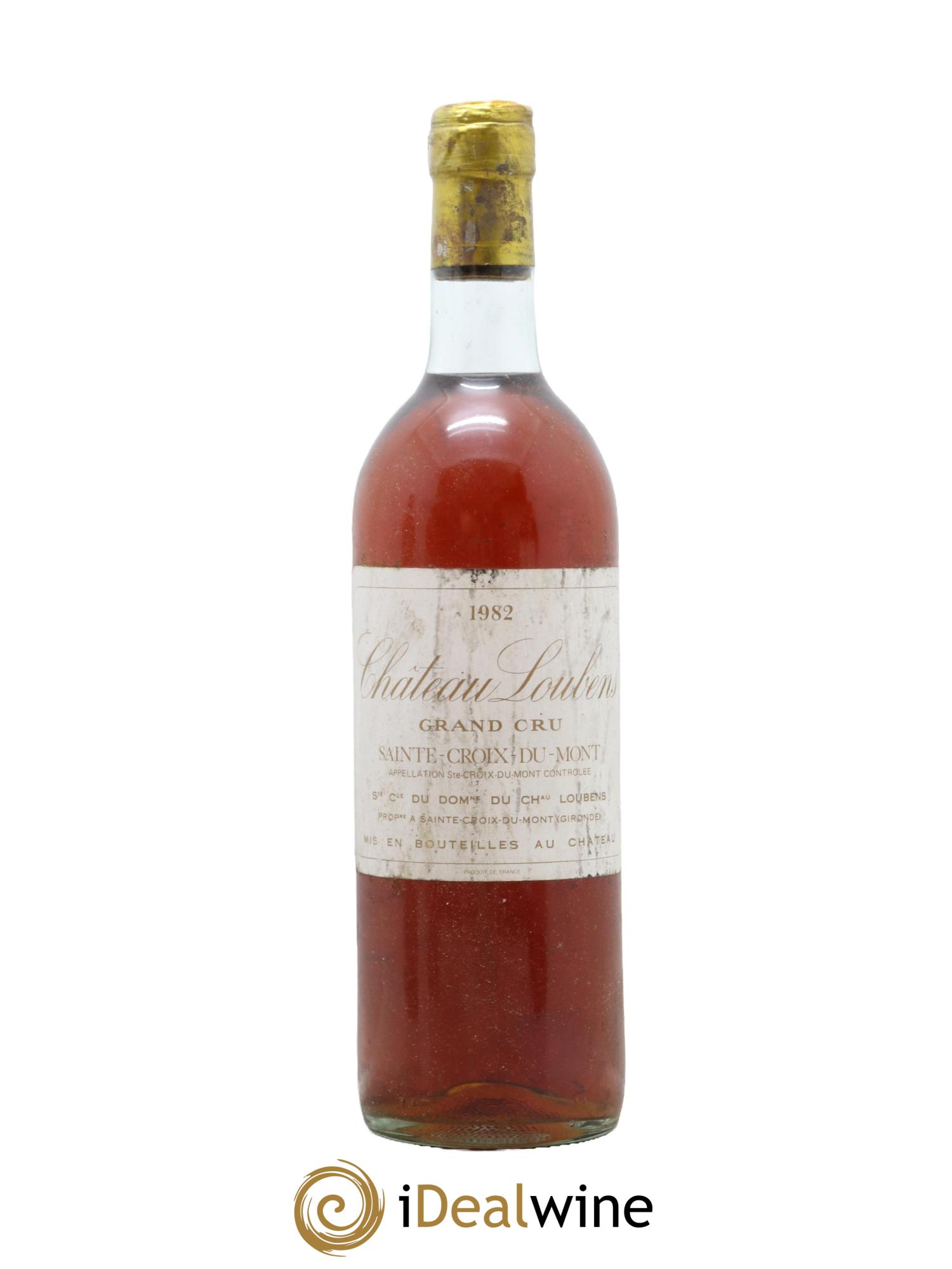 Sainte-Croix-du-Mont Chateau Loubens 1982 - Lot de 1 bouteille - 0