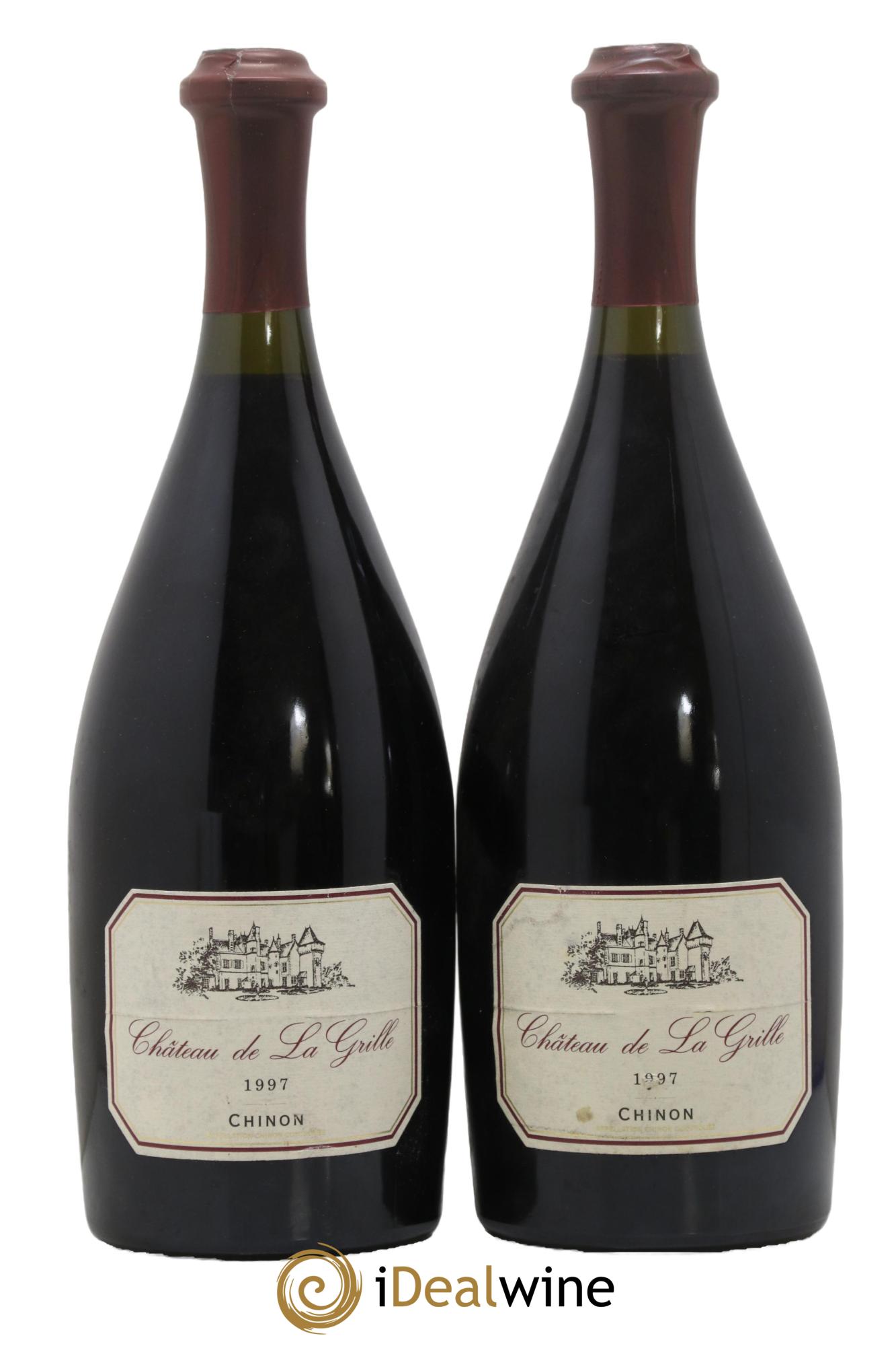 Chinon Chateau de la Grille 1997 - Lot of 2 bottles - 0