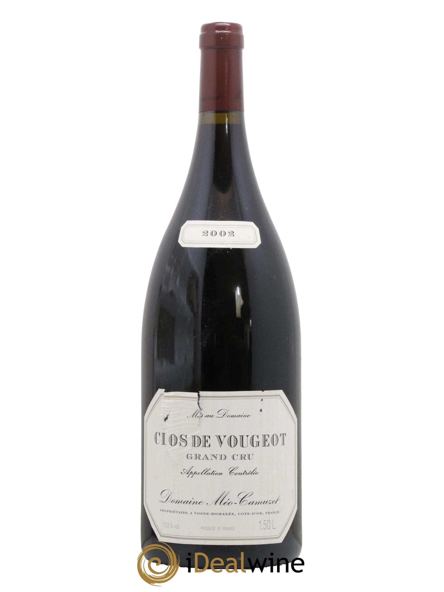 Clos de Vougeot Grand Cru Méo-Camuzet (Domaine)  2002 - Posten von 1 Magnum - 0