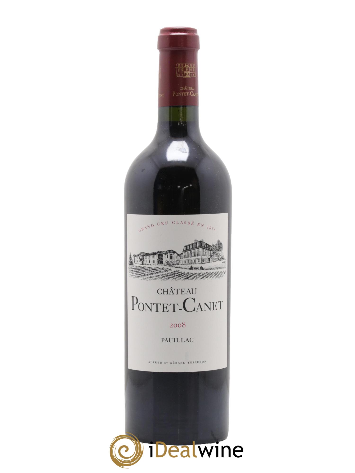 Château Pontet Canet 5ème Grand Cru Classé 2008 - Lotto di 1 bottiglia - 0