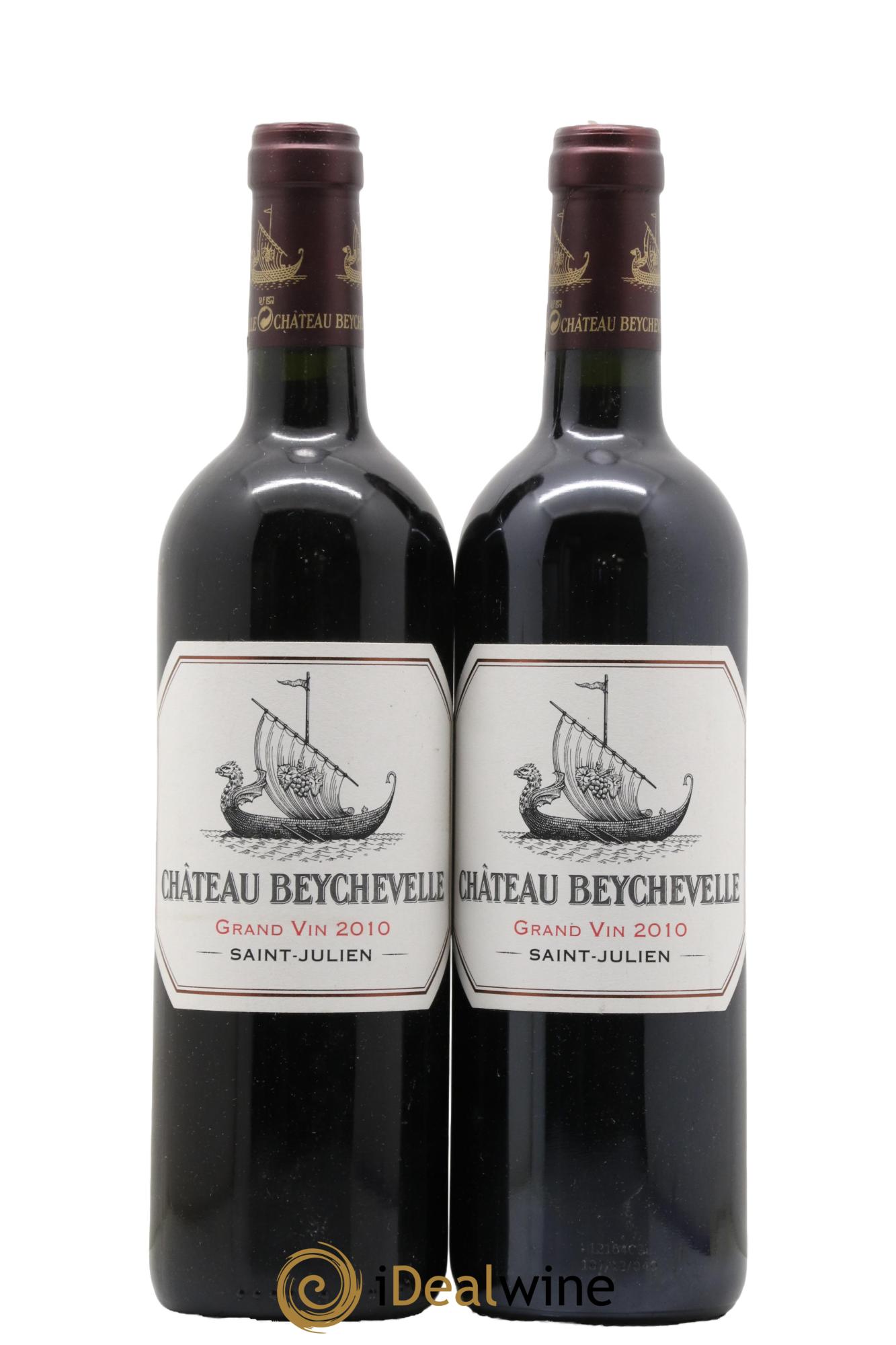 Château Beychevelle 4ème Grand Cru Classé 2010 - Lotto di 2 bottiglie - 0