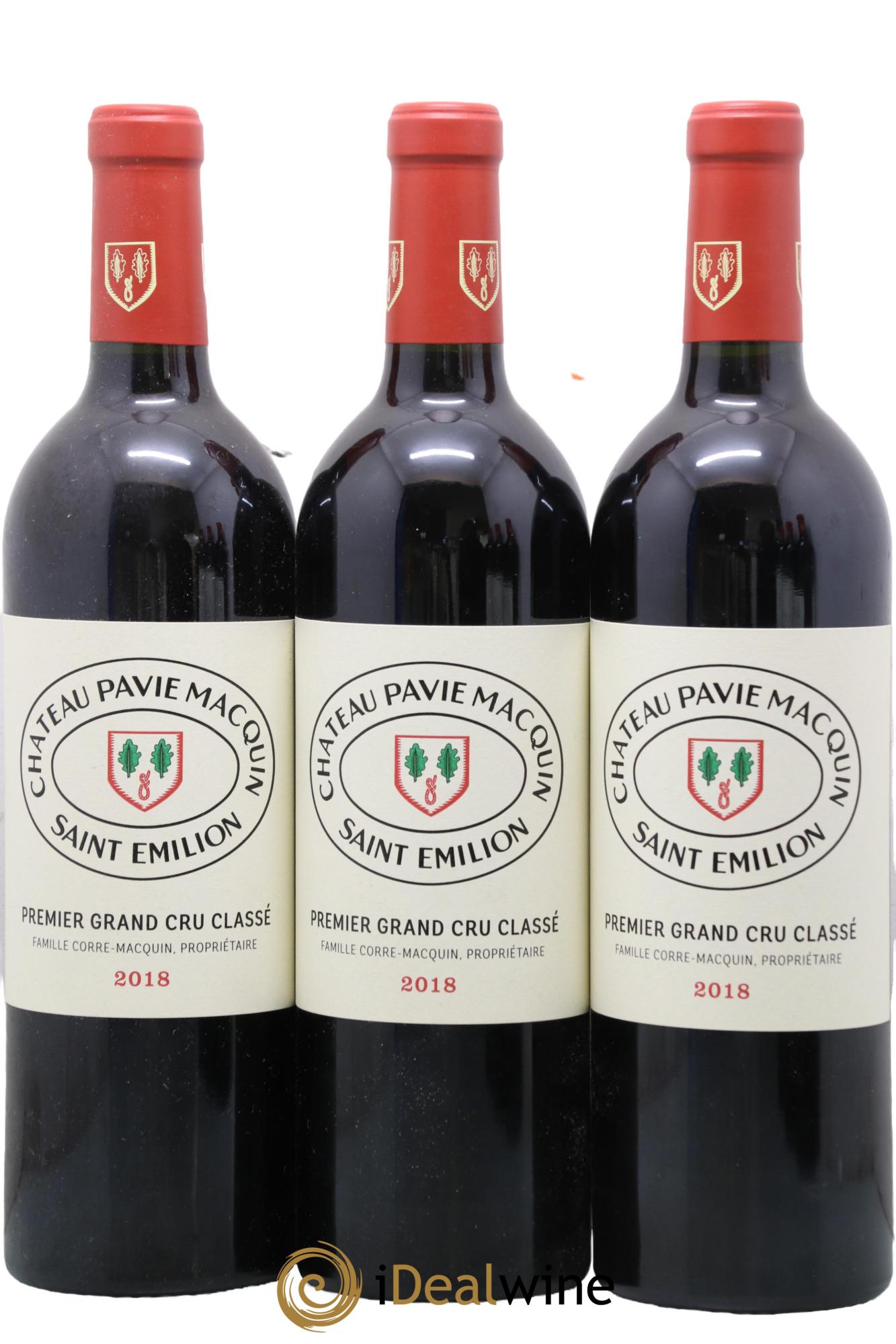 Château Pavie Macquin 1er Grand Cru Classé B 2018 - Posten von 3 Flaschen - 0