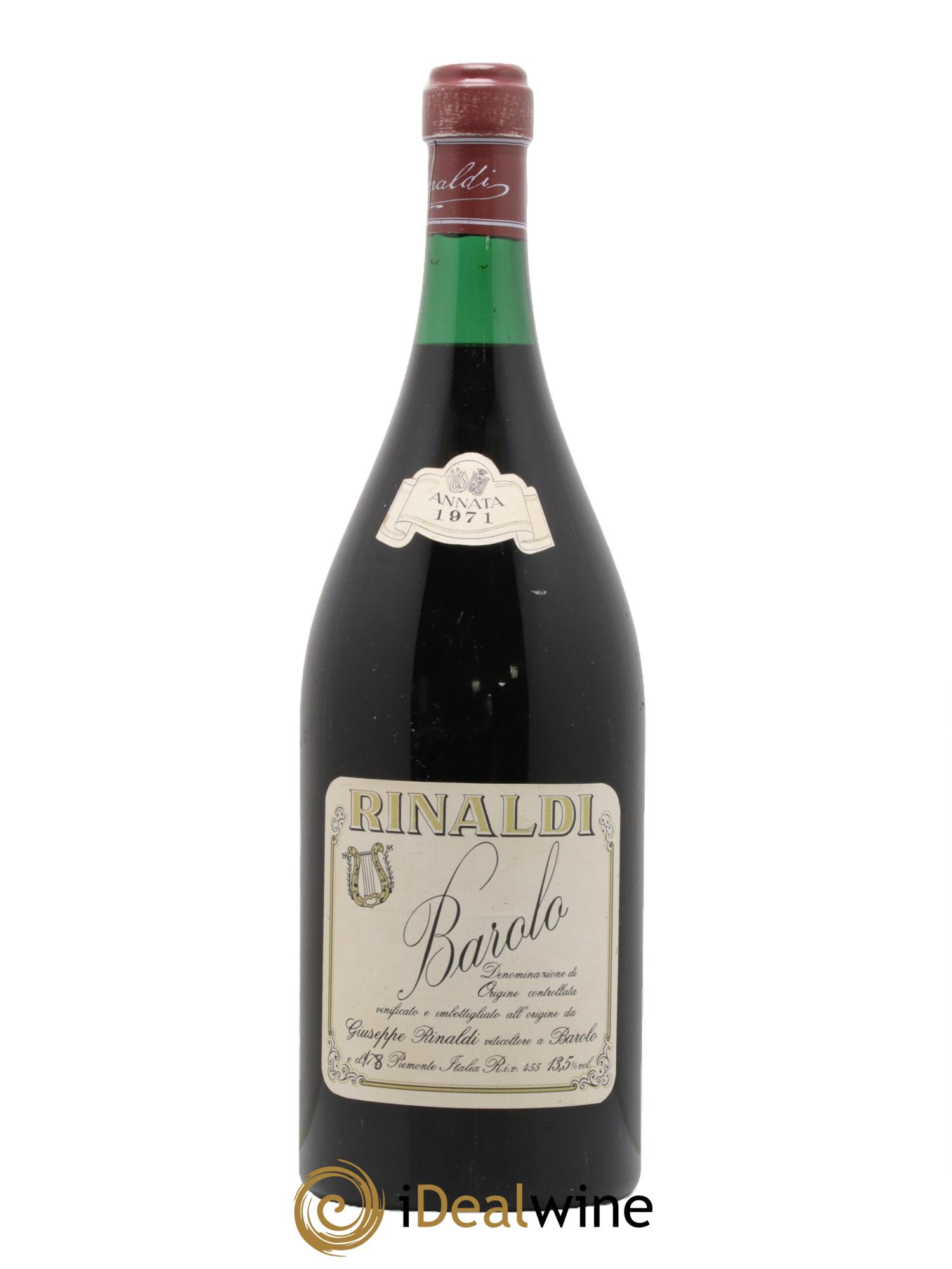 Barolo DOCG Giuseppe Rinaldi 1971 - Lot de 1 magnum - 0