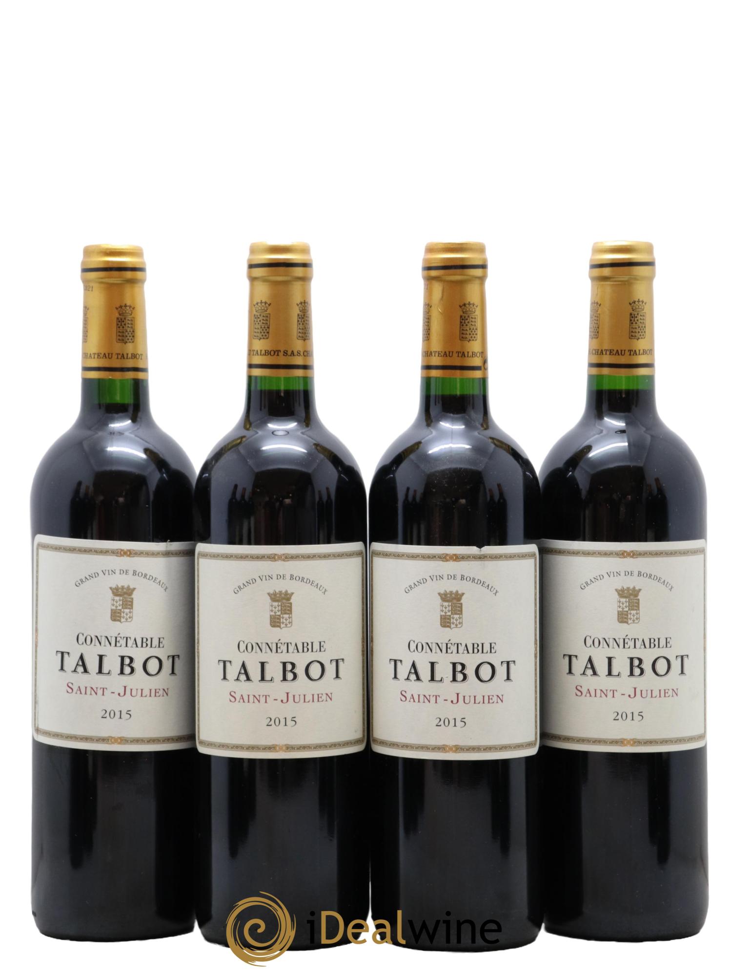 Connétable de Talbot Second Vin  2015 - Lot of 4 bottles - 0