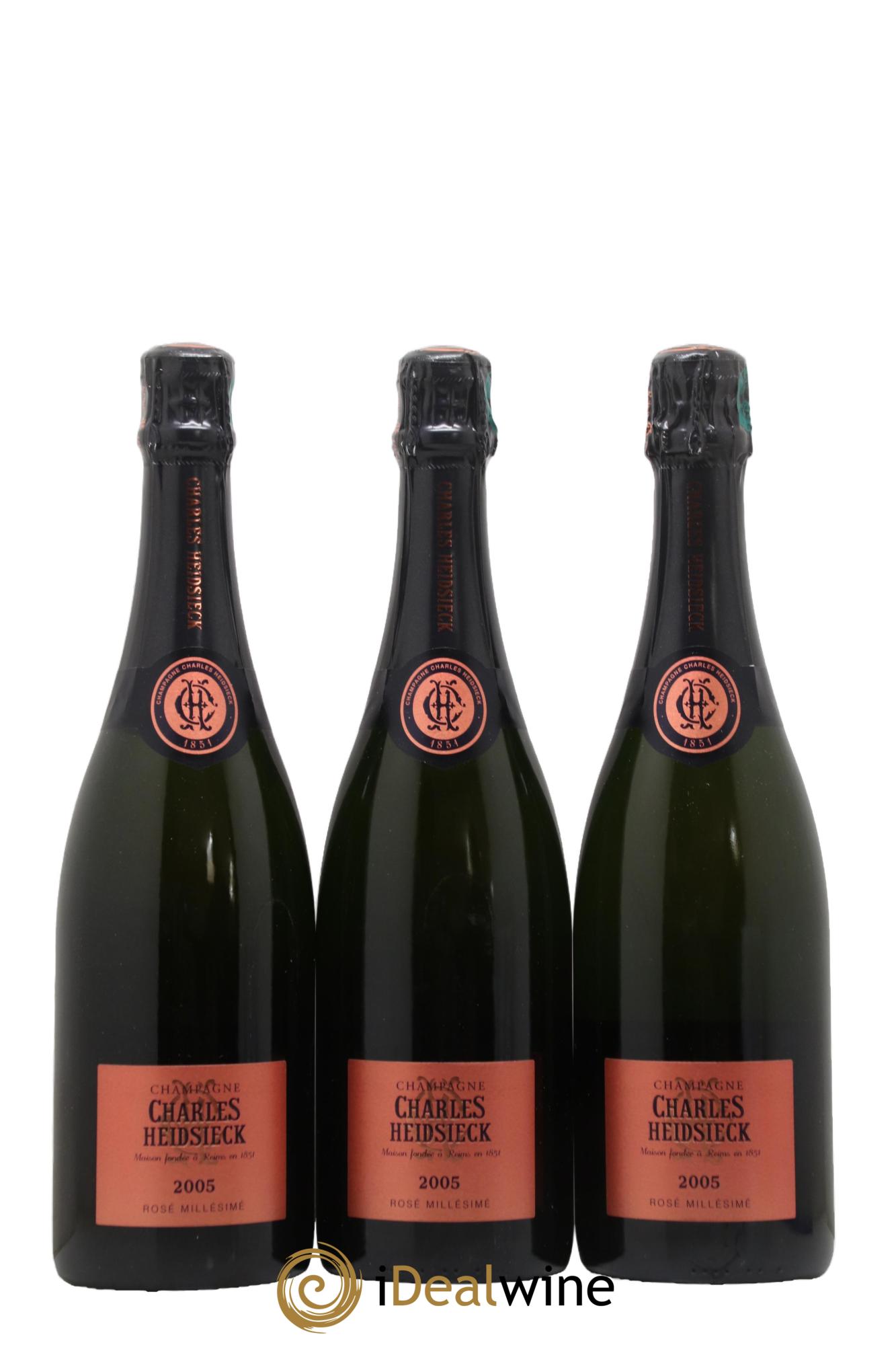 Millésimé Brut Charles Heidsieck 2005 - Lot de 3 bouteilles - 0