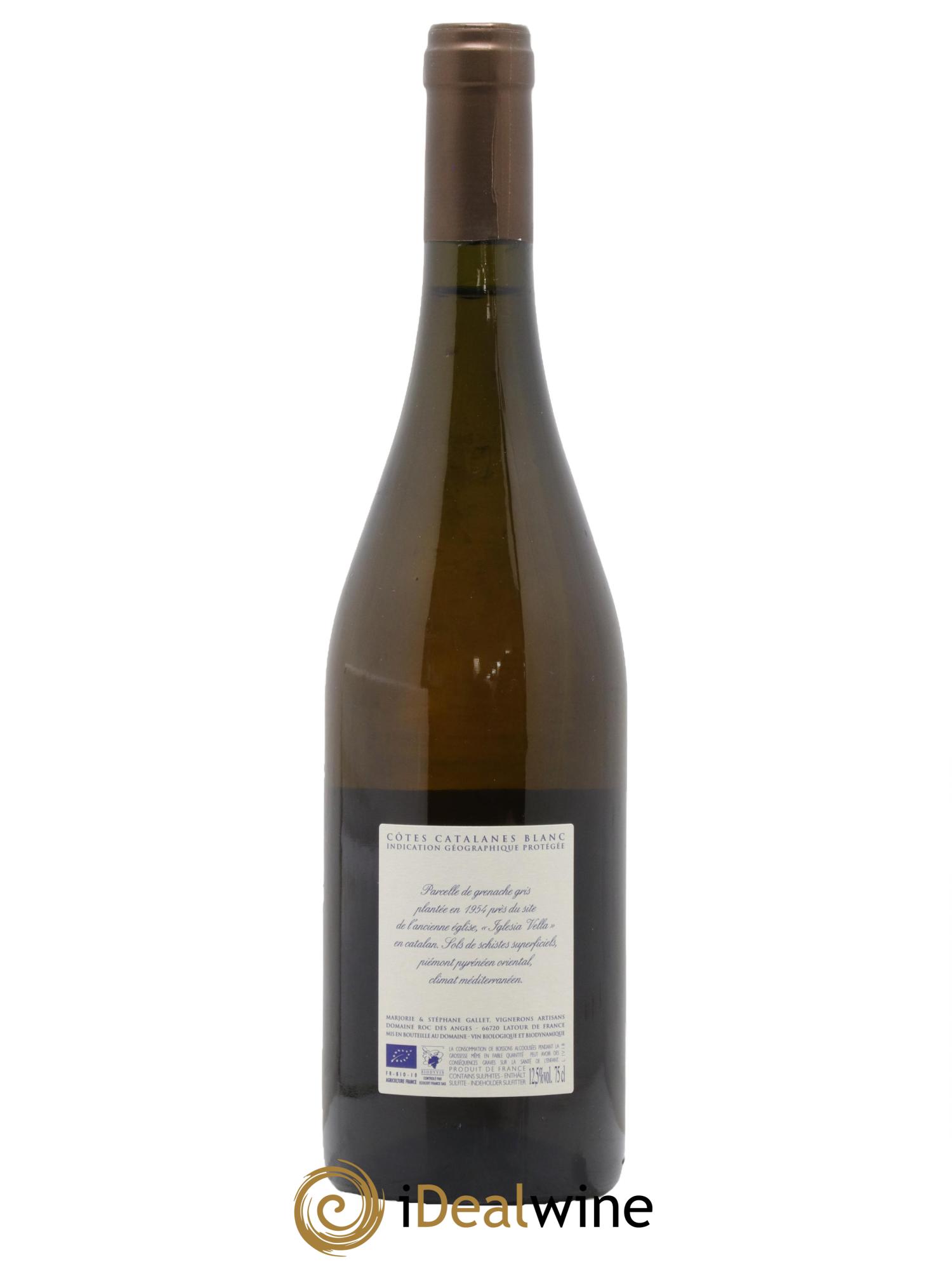 IGP Côtes Catalanes Roc des Anges Iglesia Vella Marjorie et Stéphane Gallet 2018 - Lot of 1 bottle - 1