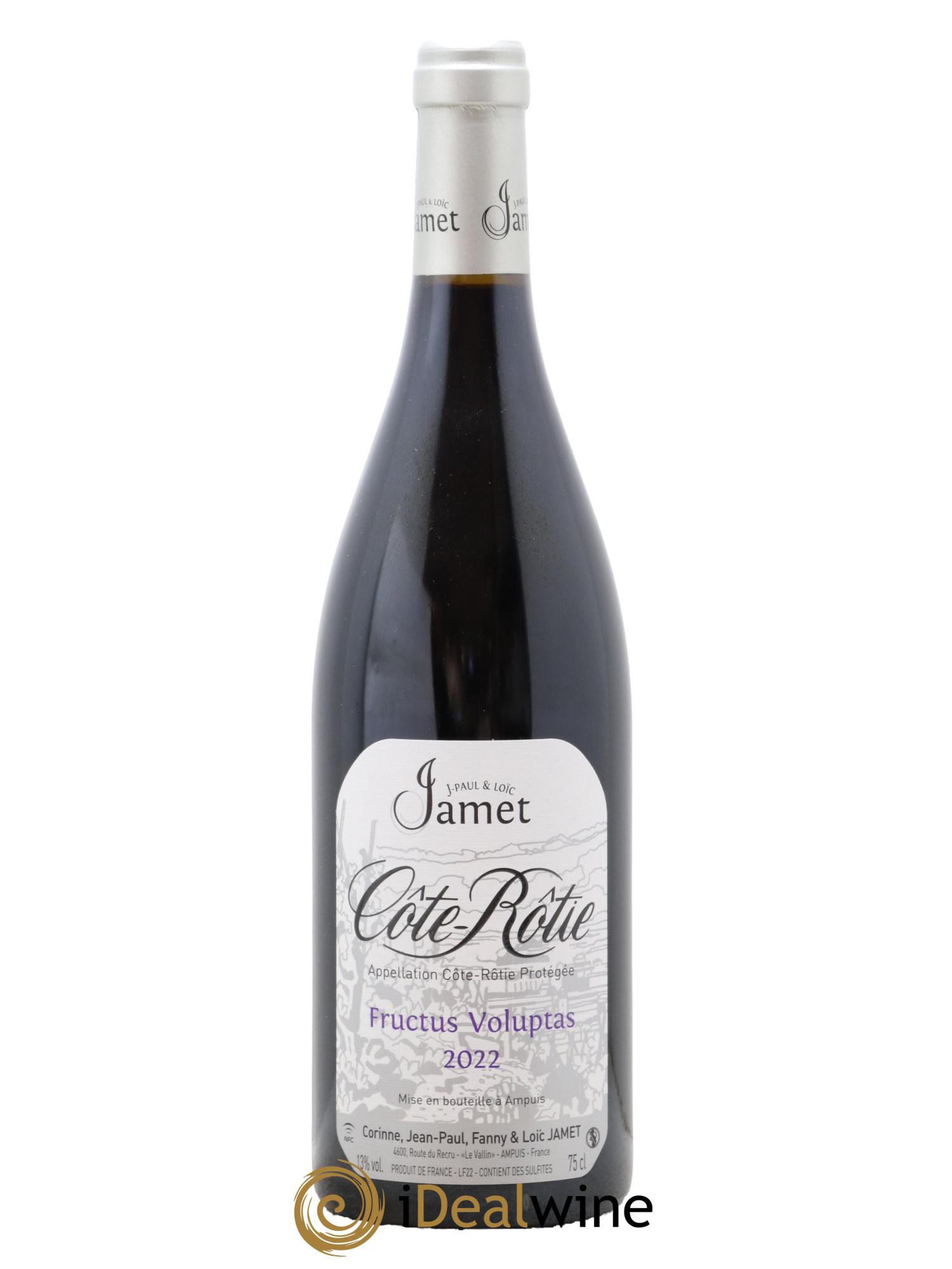 Côte-Rôtie Fructus Voluptas Jamet (Domaine)  2022 - Posten von 1 Flasche - 0