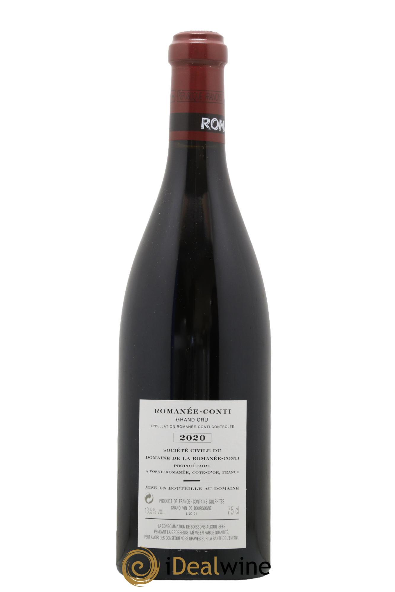 Romanée-Conti Grand Cru Domaine de la Romanée-Conti 2020 - Posten von 1 Flasche - 1