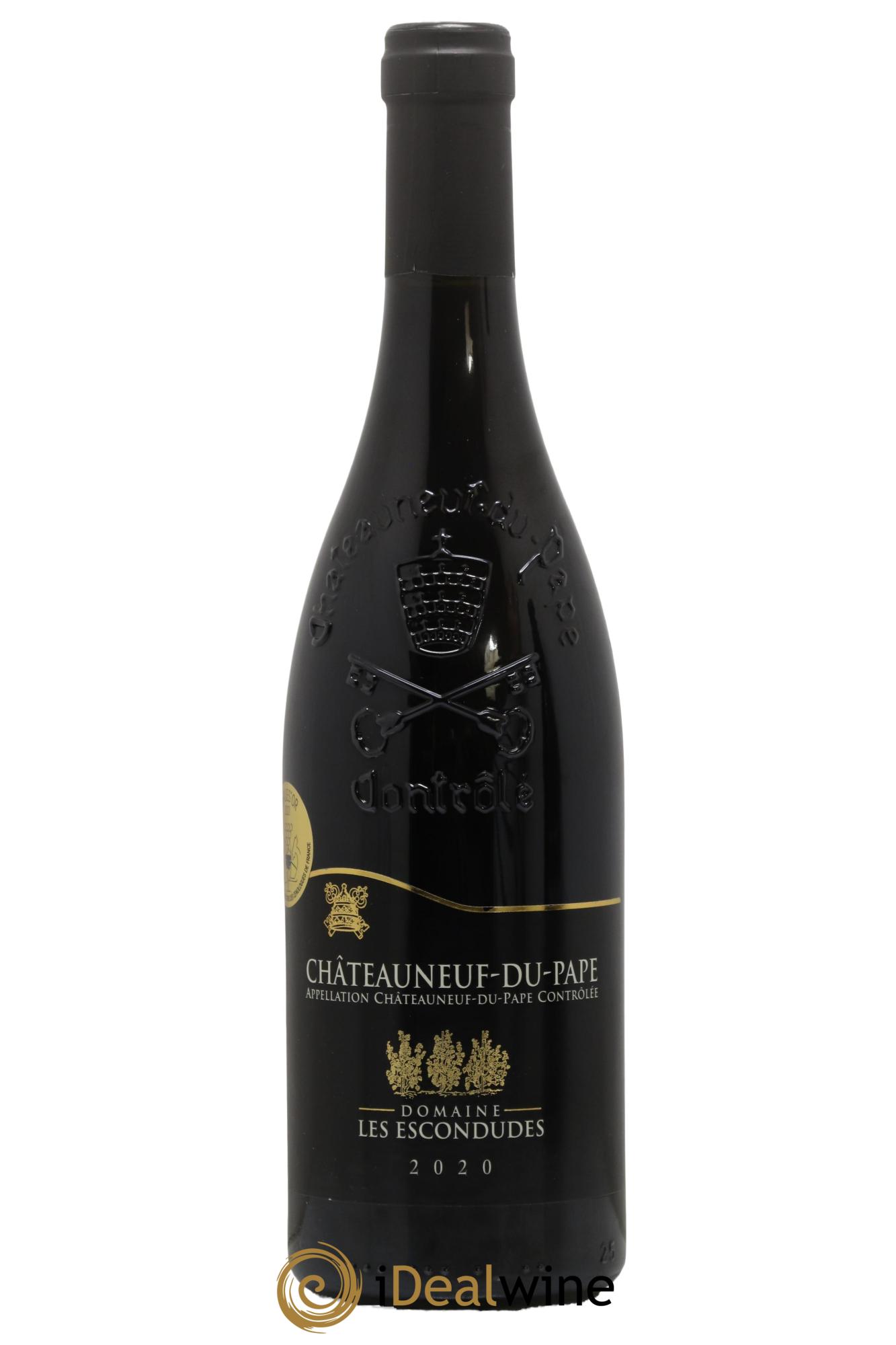 Châteauneuf-du-Pape Domaine Les Escondudes 2020 - Lot de 1 bouteille - 0