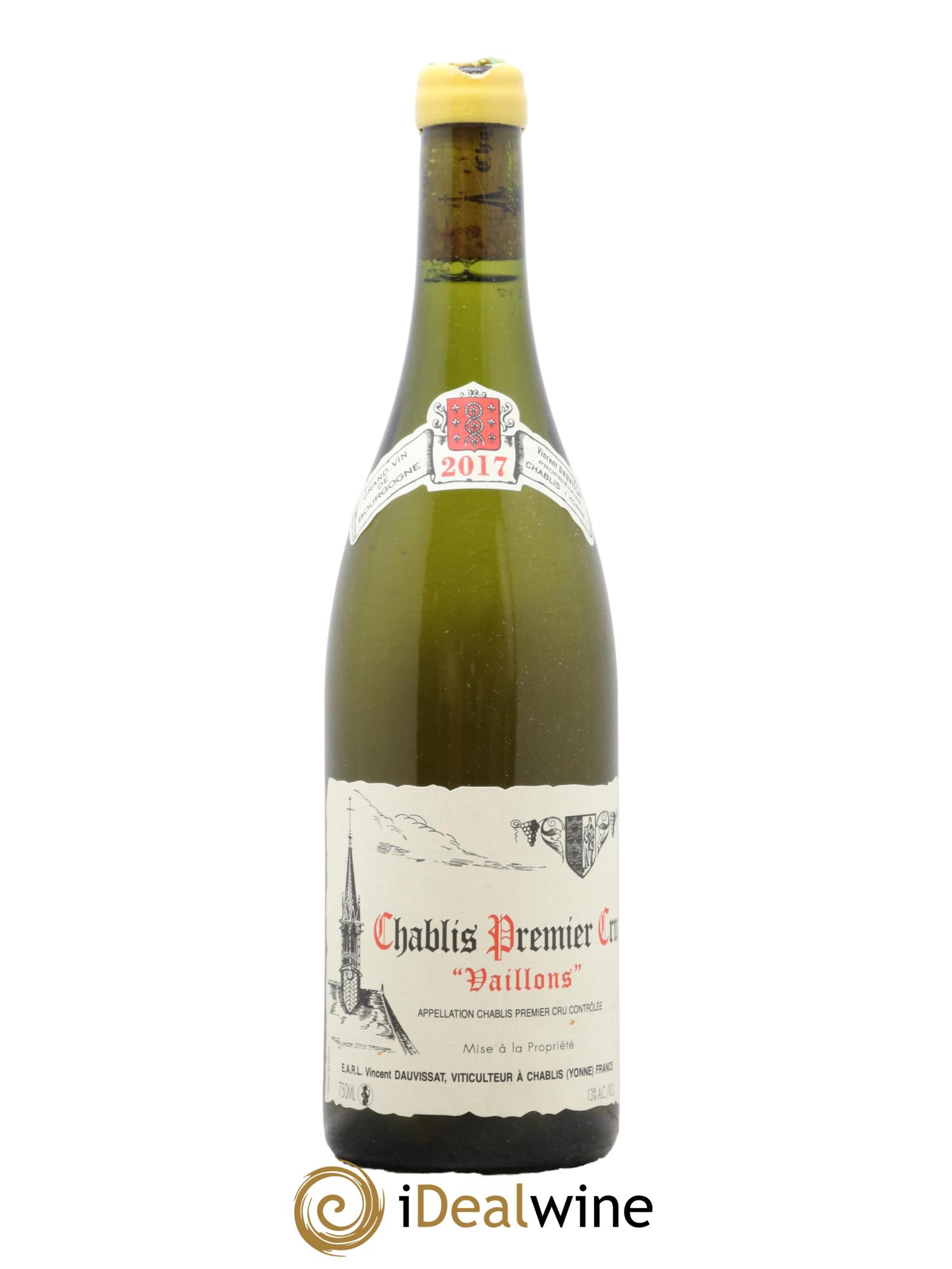 Chablis 1er Cru Vaillons Vincent Dauvissat (Domaine) 2017 - Posten von 1 Flasche - 0