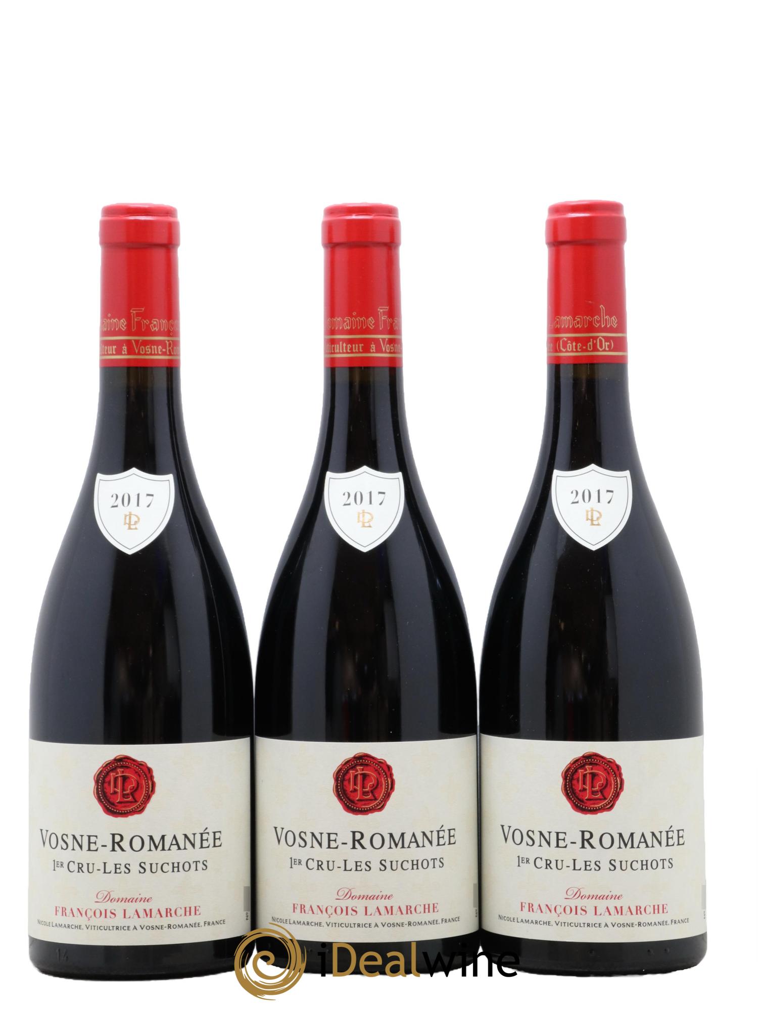 Vosne-Romanée 1er Cru Les Suchots Lamarche (Domaine) 2017 - Lotto di 3 bottiglie - 0