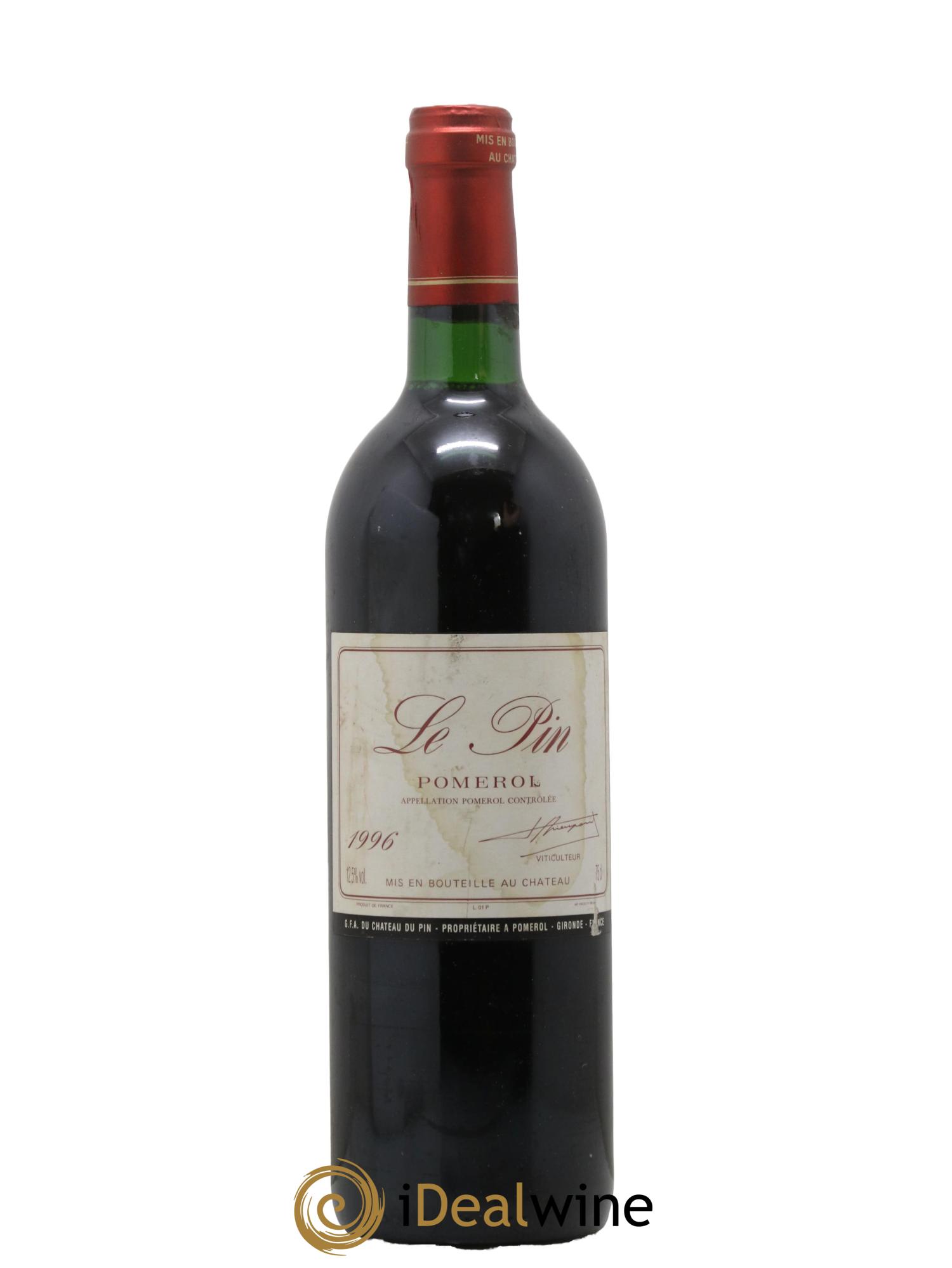 Château Le Pin 1996 - Lot de 1 bouteille - 0