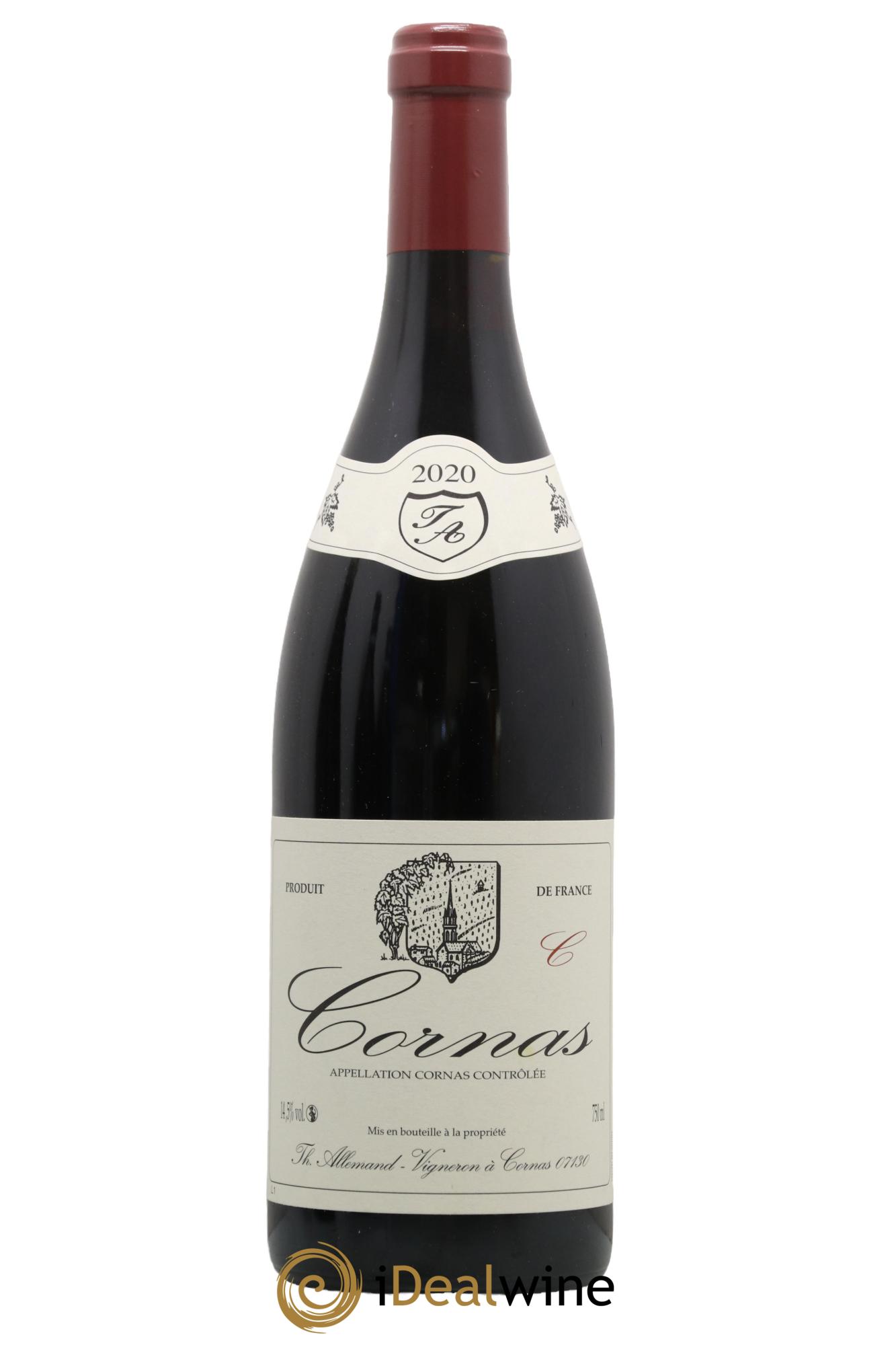 Cornas Chaillot Thierry Allemand 2020 - Lot de 1 bouteille - 0