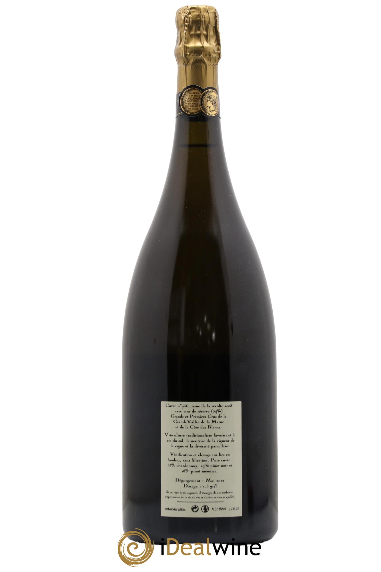 Cuvée 736 Jacquesson - Lot de 1 magnum - 1