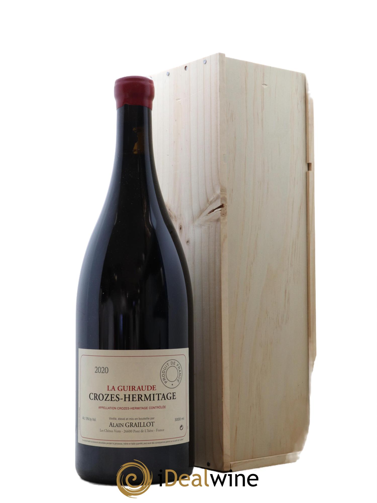 Crozes-Hermitage La Guiraude Domaine Graillot 2020 - Lot of 1 double magnum - 0