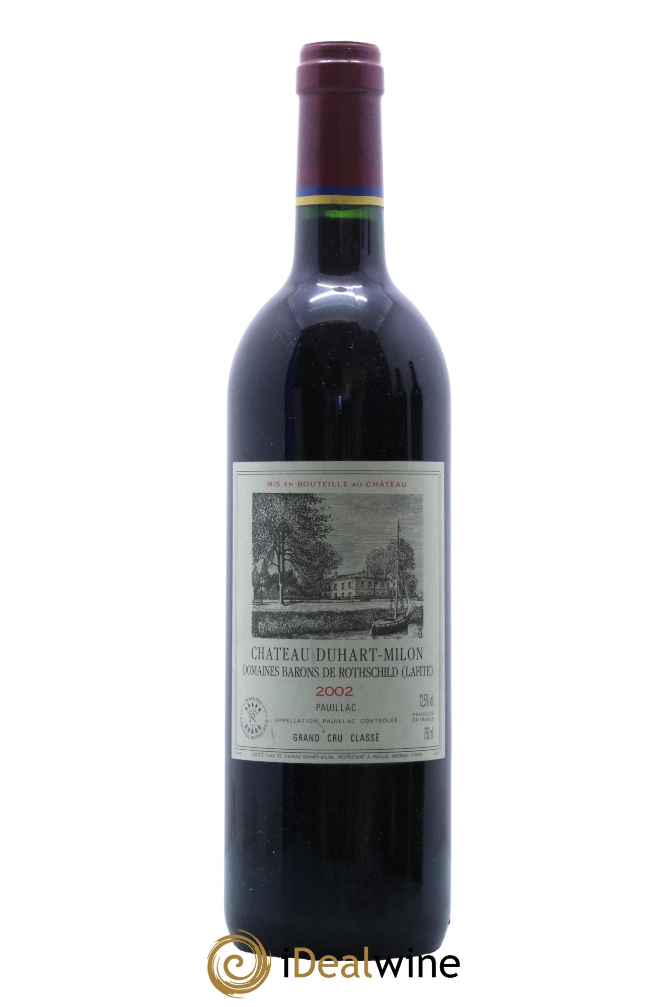 Château Duhart-Milon 4ème Grand Cru Classé  2002 - Lotto di 1 bottiglia - 0