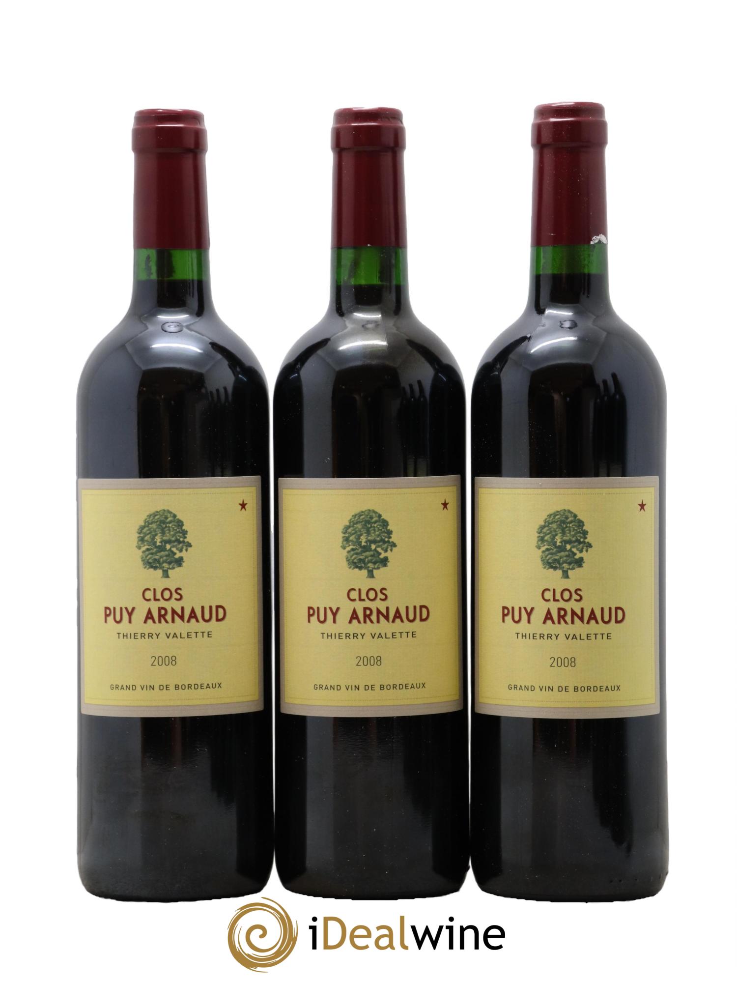 Clos Puy Arnaud 2008 - Lot of 12 bottles - 2